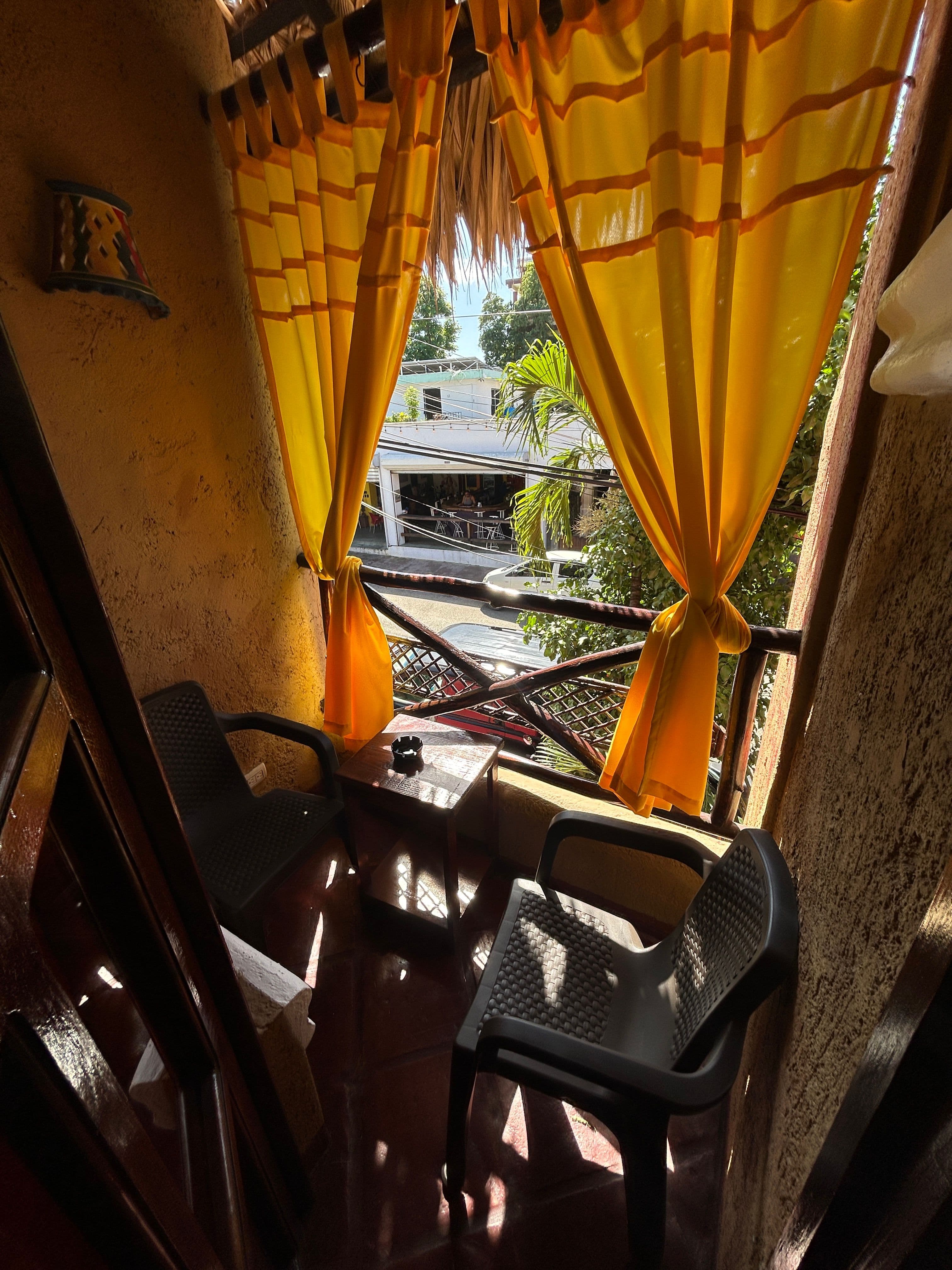 21-Room Mexican-Style Hotel with Courtyard Pool in Sosúa — Balcony