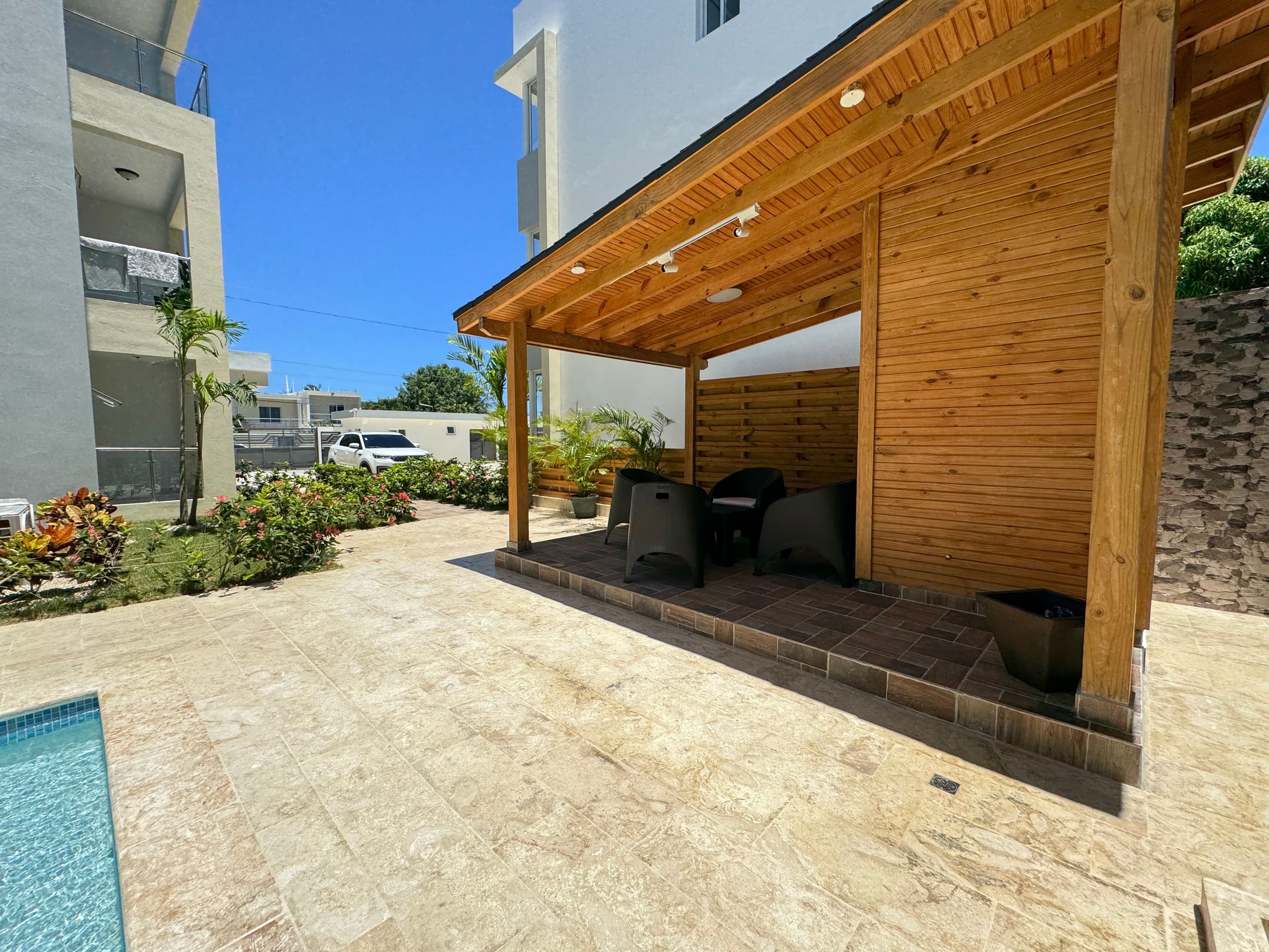 2-Bedroom Apartment with Private Balcony in Sosúa — Pool