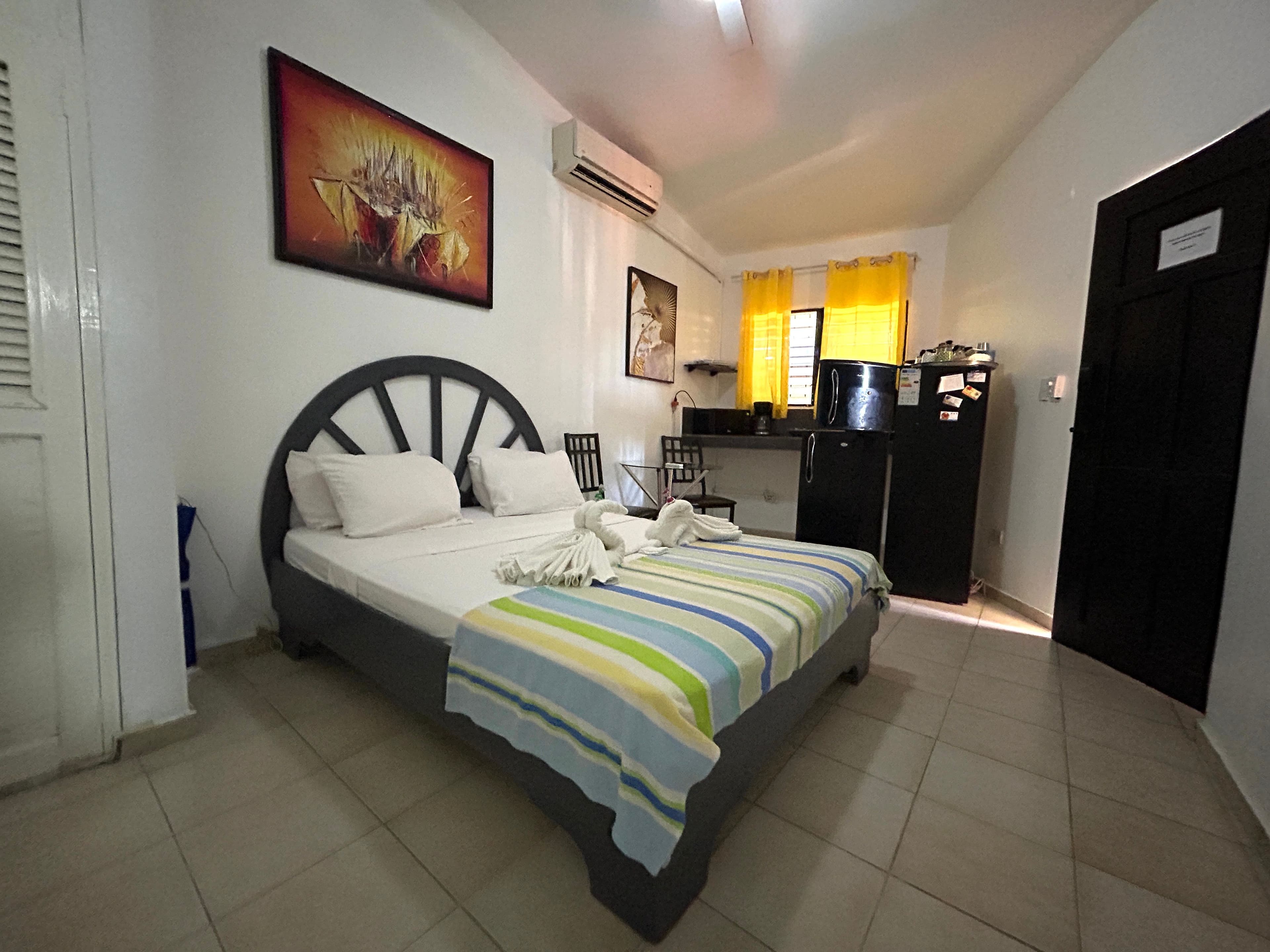 Furnished Double Studio with Owner Financing in Central Sosúa — Bedroom