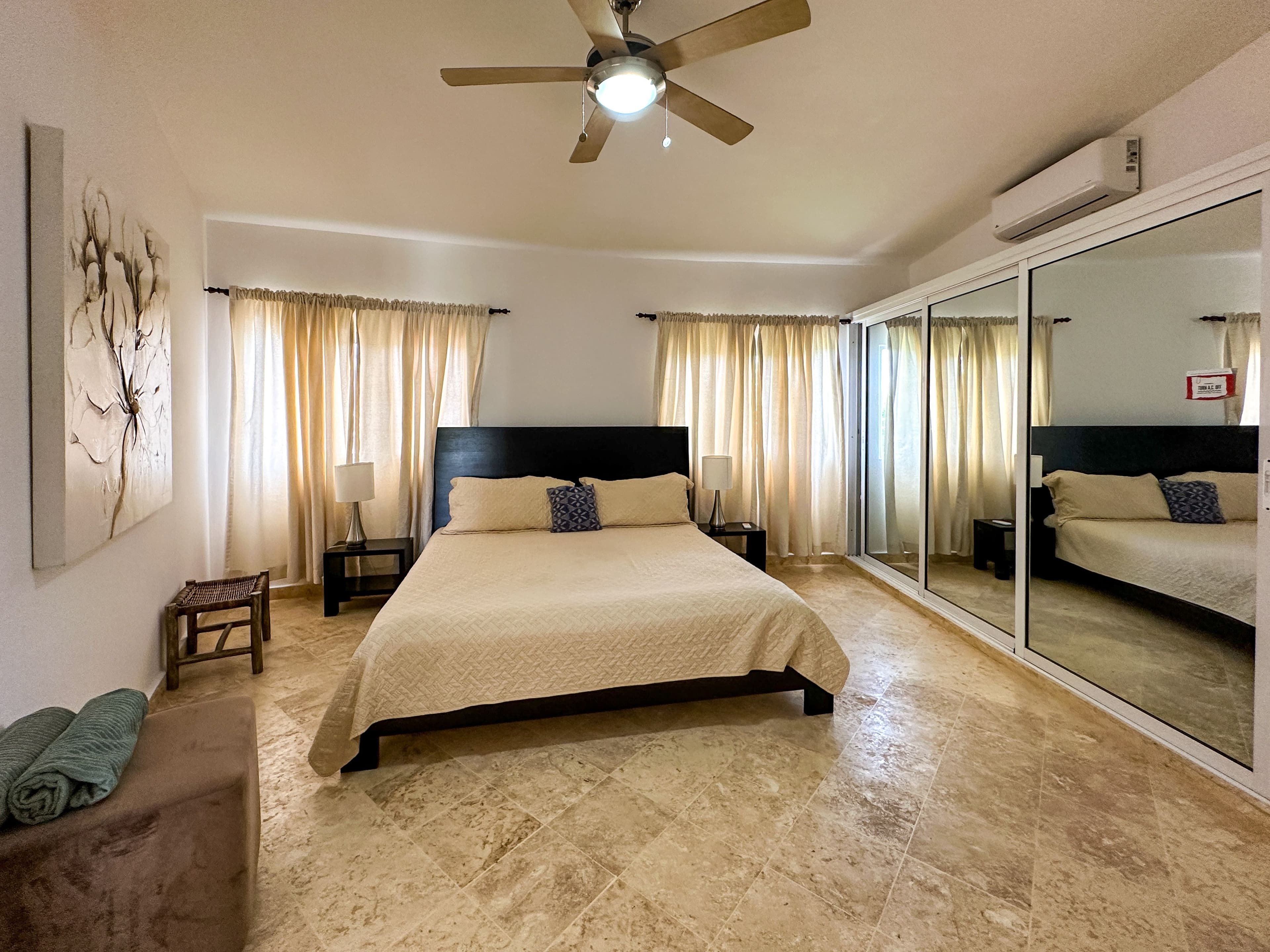 4-Bedroom Villa with Private Pool in Casa Linda, Sosúa — Bedroom