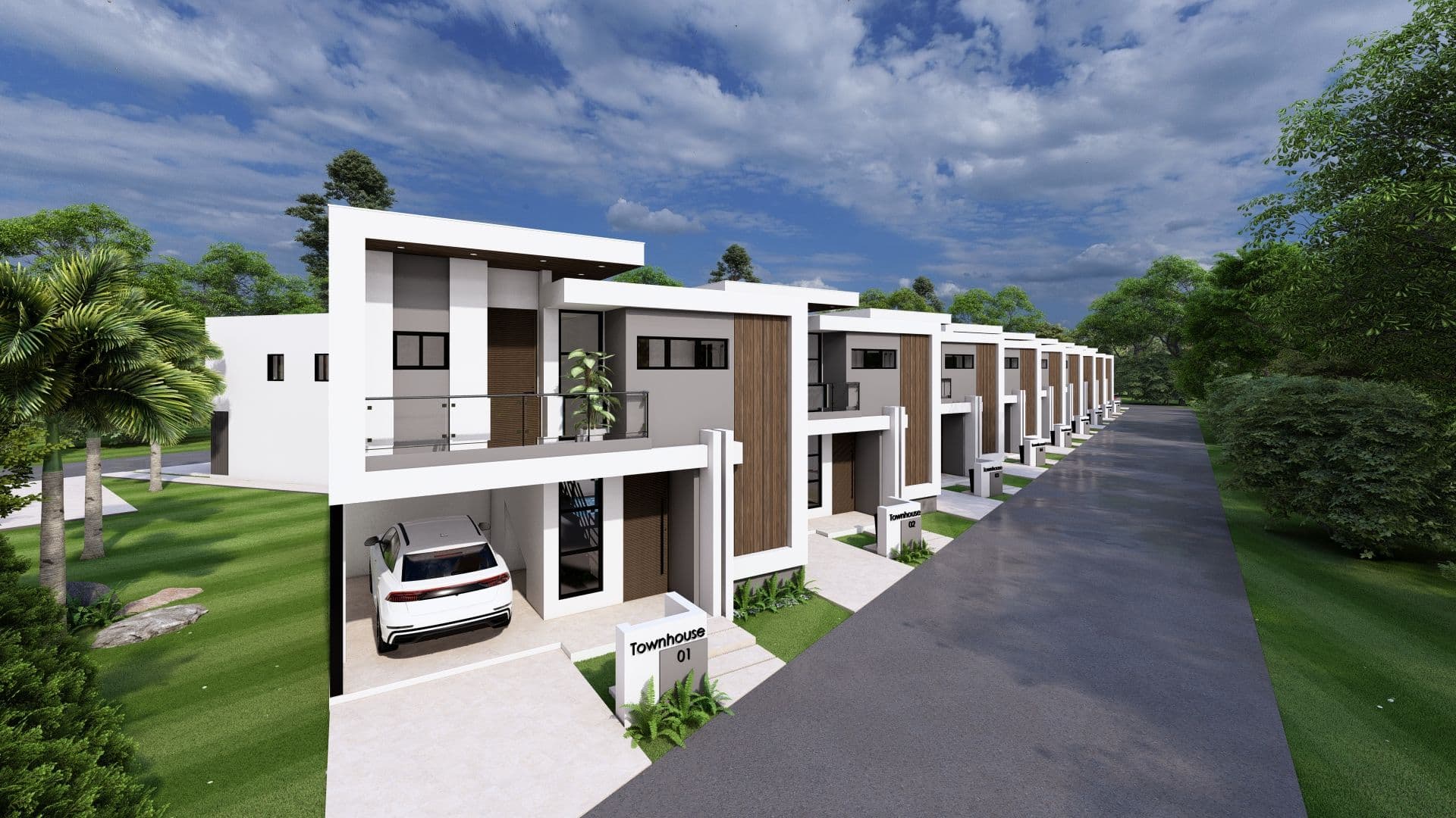 2-Bedroom Townhouse with Private Plunge Pool in Sosúa — Building