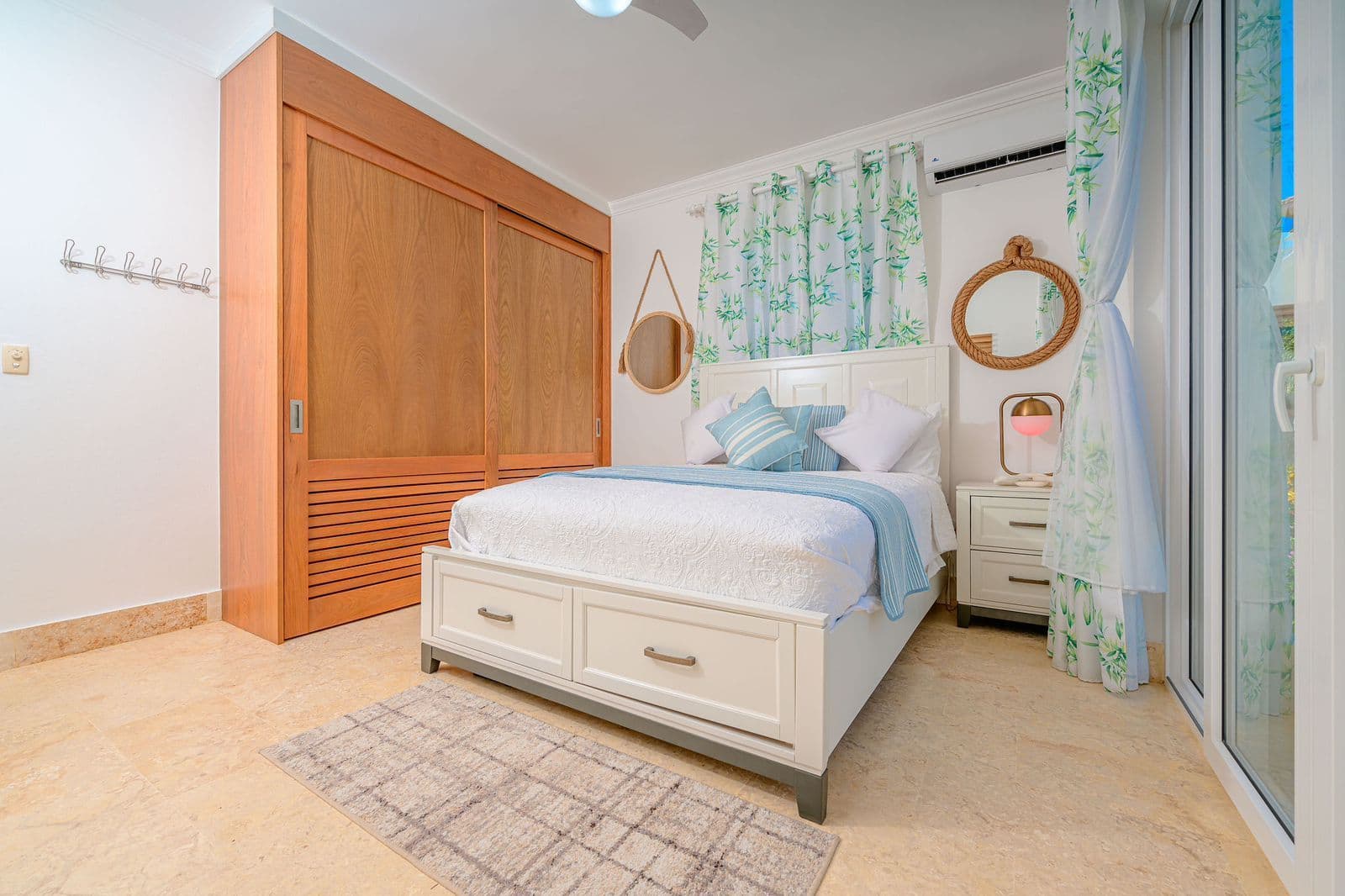 2-Bedroom Ocean-View Apartment at Hispaniola Beach, Sosúa — Bedroom