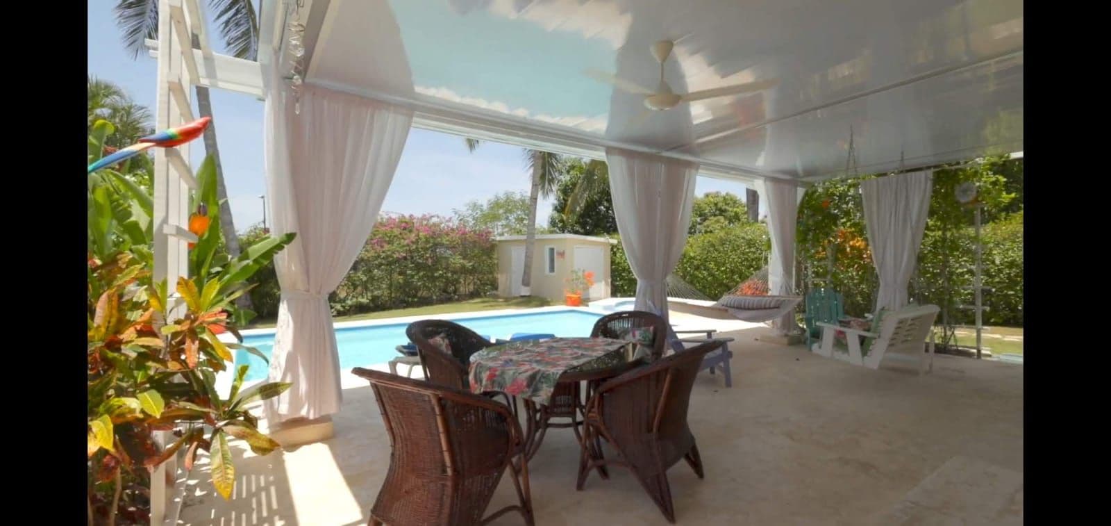 2-Bedroom Villa with Pool and Large Garden in Casa Linda, Sosúa — Terrace