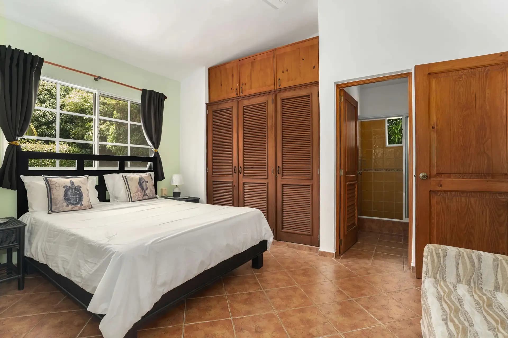2-Bedroom Expanded Colibri Villa with Pool in Residencial Hispaniola — Bedroom