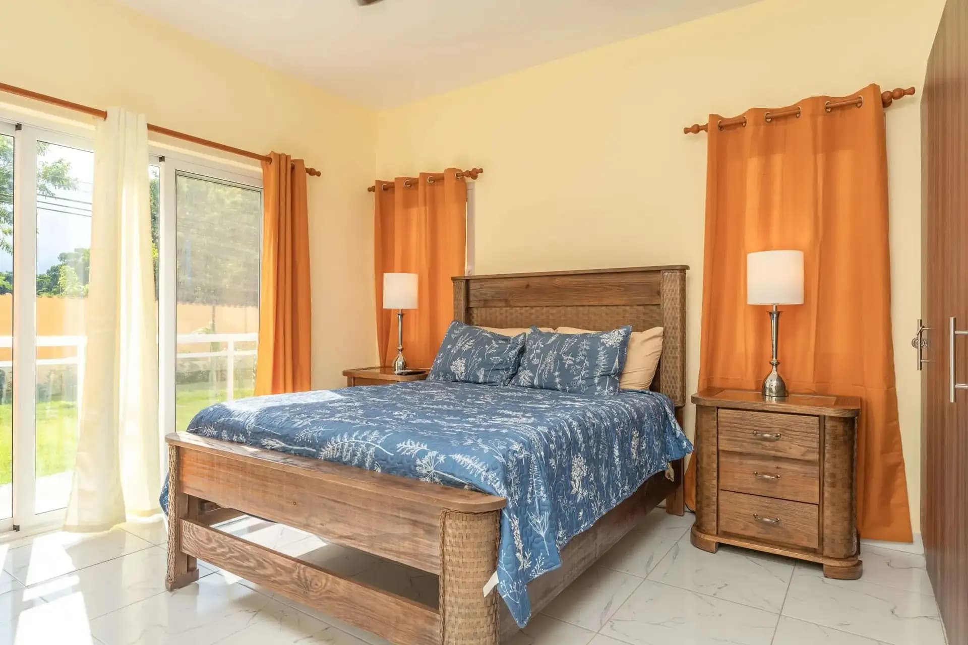 Appartement 2 chambres en rez-de-chaussée avec terrasse privée à Sosúa — Bedroom