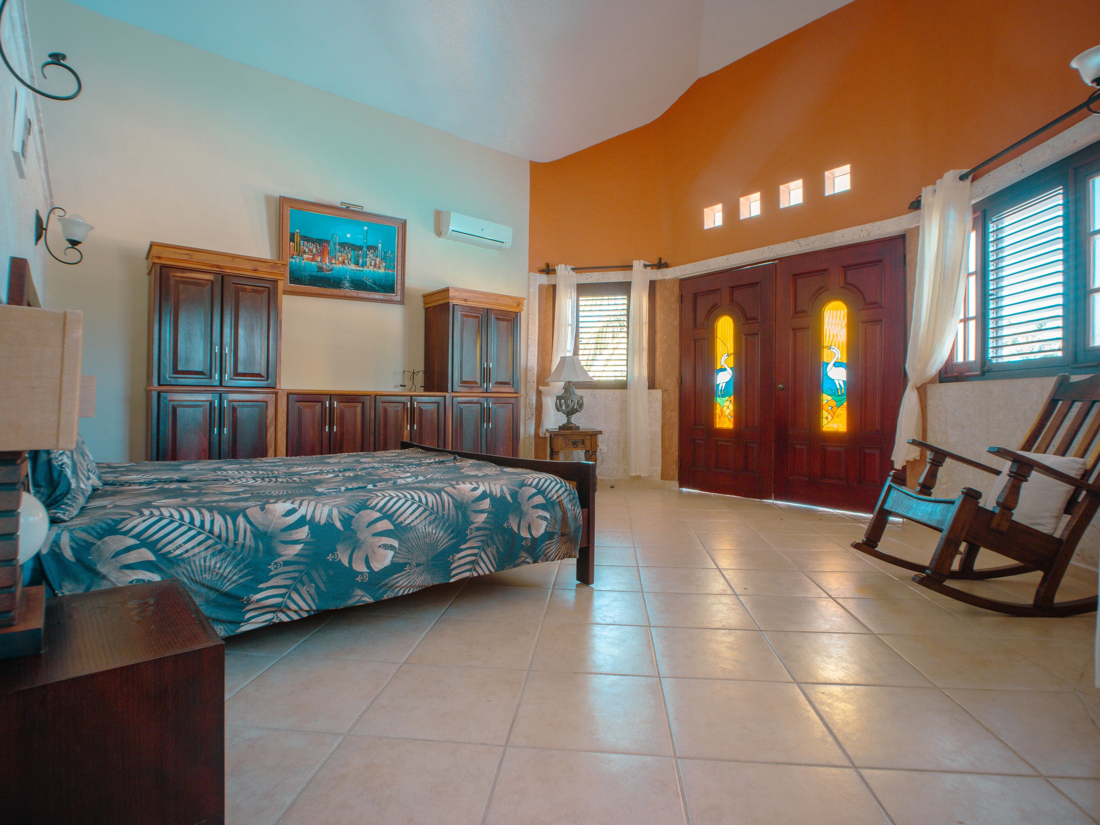 5-Bedroom Solar-Powered Villa with 20,000-Gallon Pool in Sosúa — Bedroom