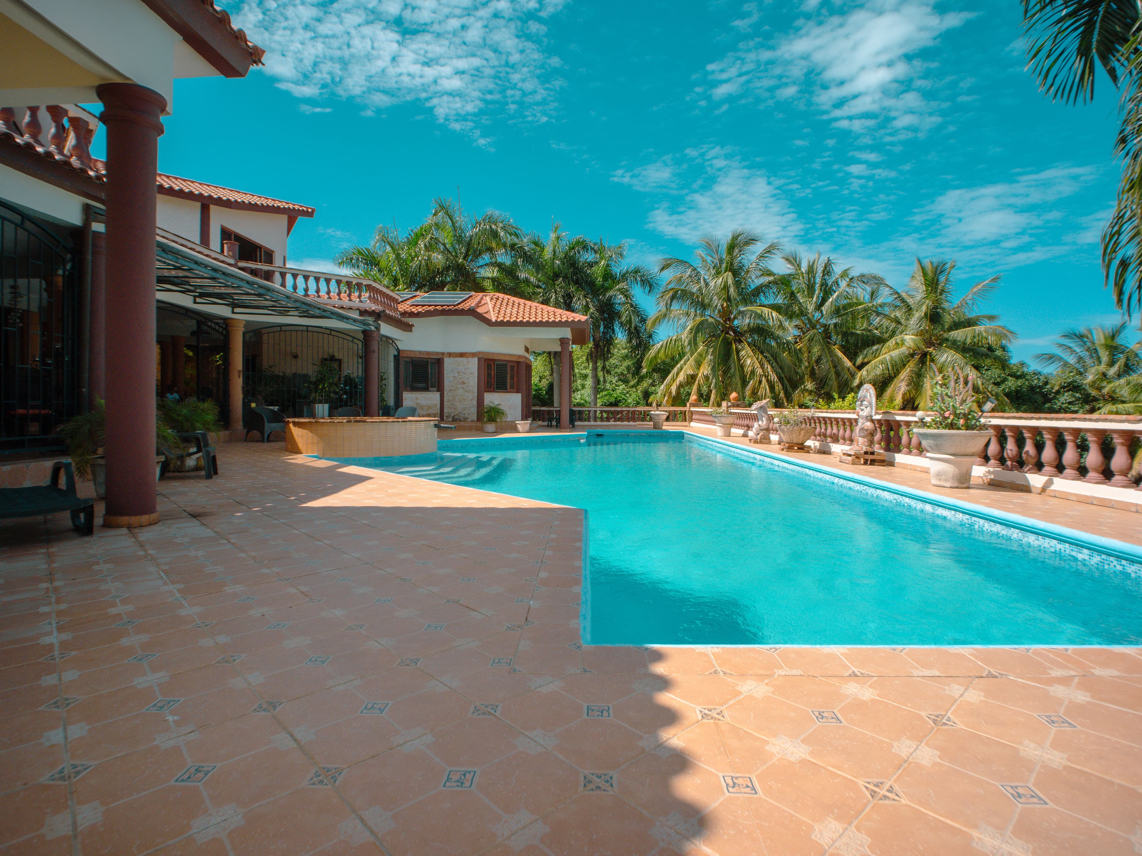 5-Bedroom Solar-Powered Villa with 20,000-Gallon Pool in Sosúa — Pool