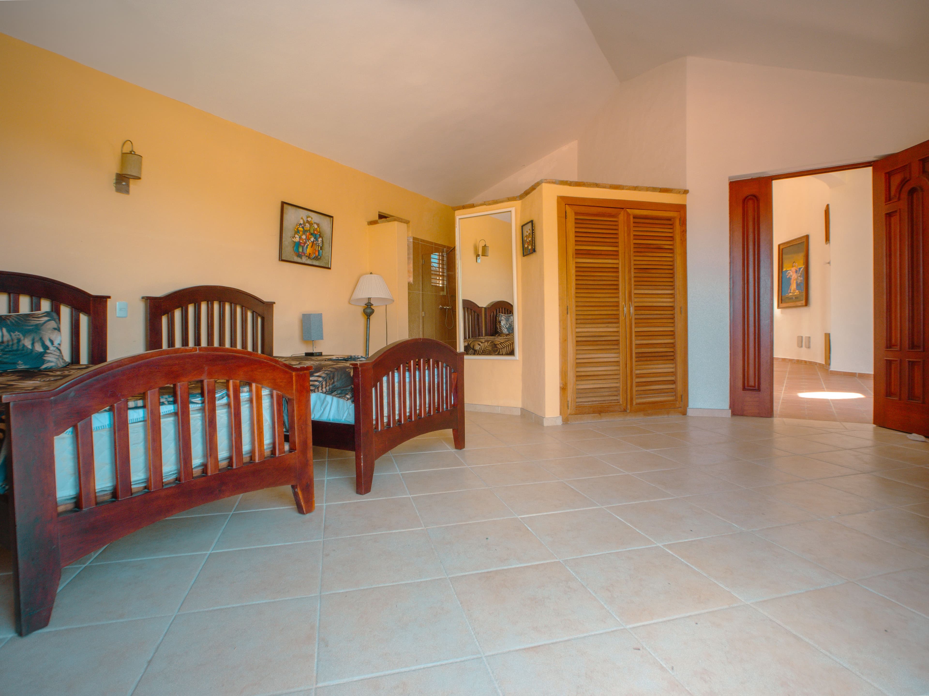 5-Bedroom Solar-Powered Villa with 20,000-Gallon Pool in Sosúa — Bedroom