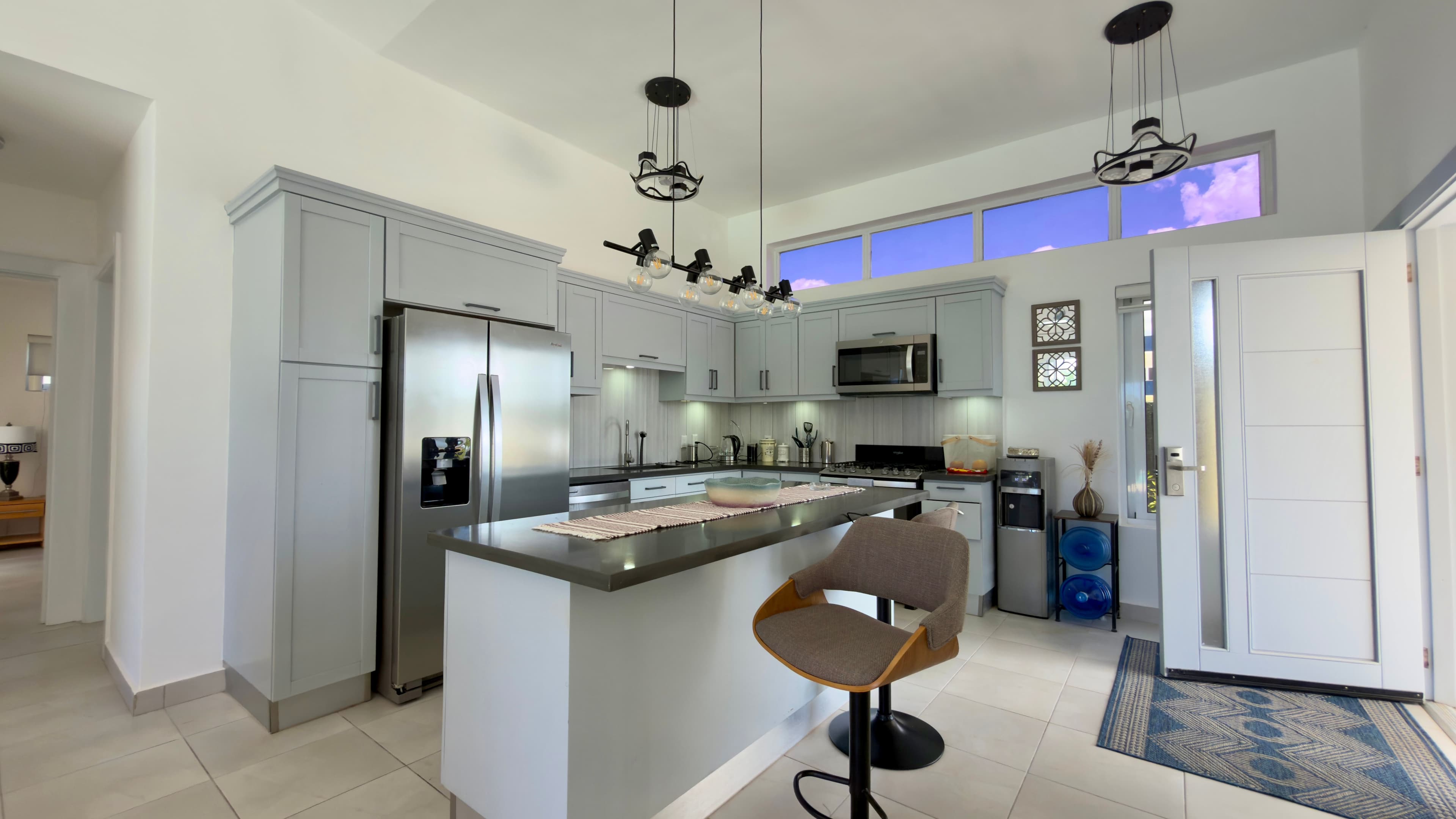 3-Bedroom Ocean View Villa with Pool in Casa Linda, Sosúa — Küche