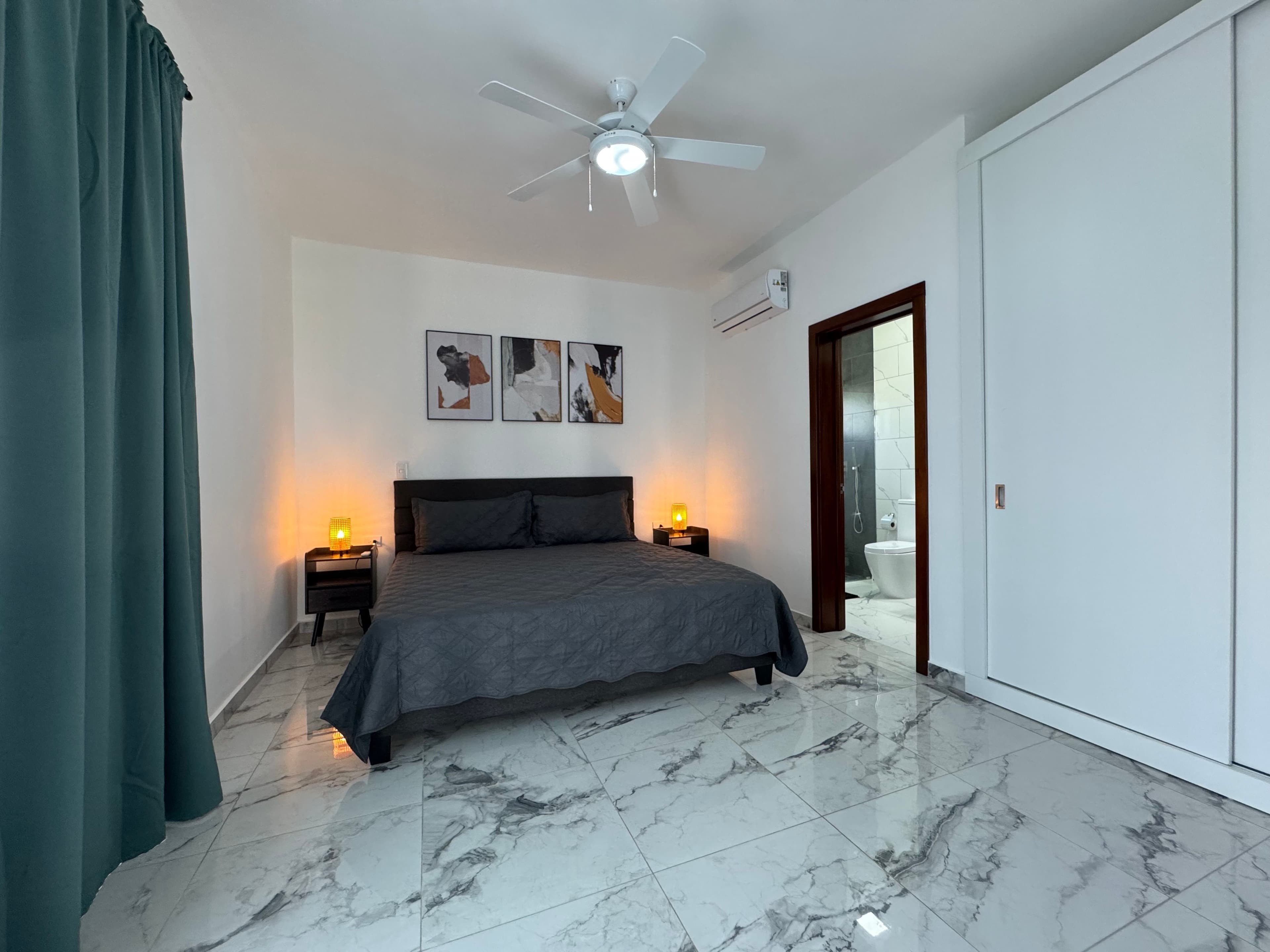 فيلا جديدة من 3 غرف نوم مع مسبح خاص في Sosúa Ocean Village — Bedroom