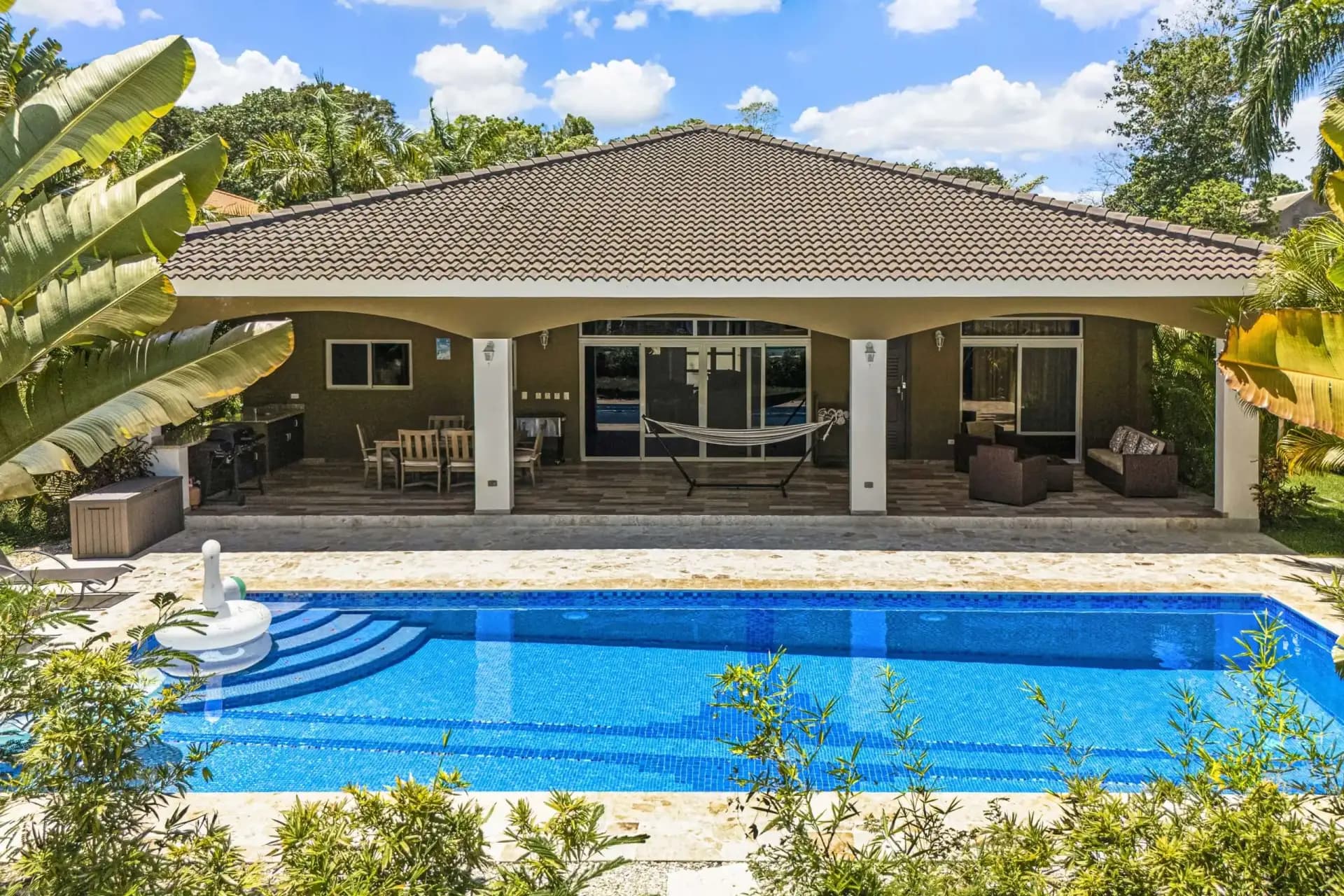 4-Bedroom Lotus Model Villa with Private Pool in Sosúa — Pool