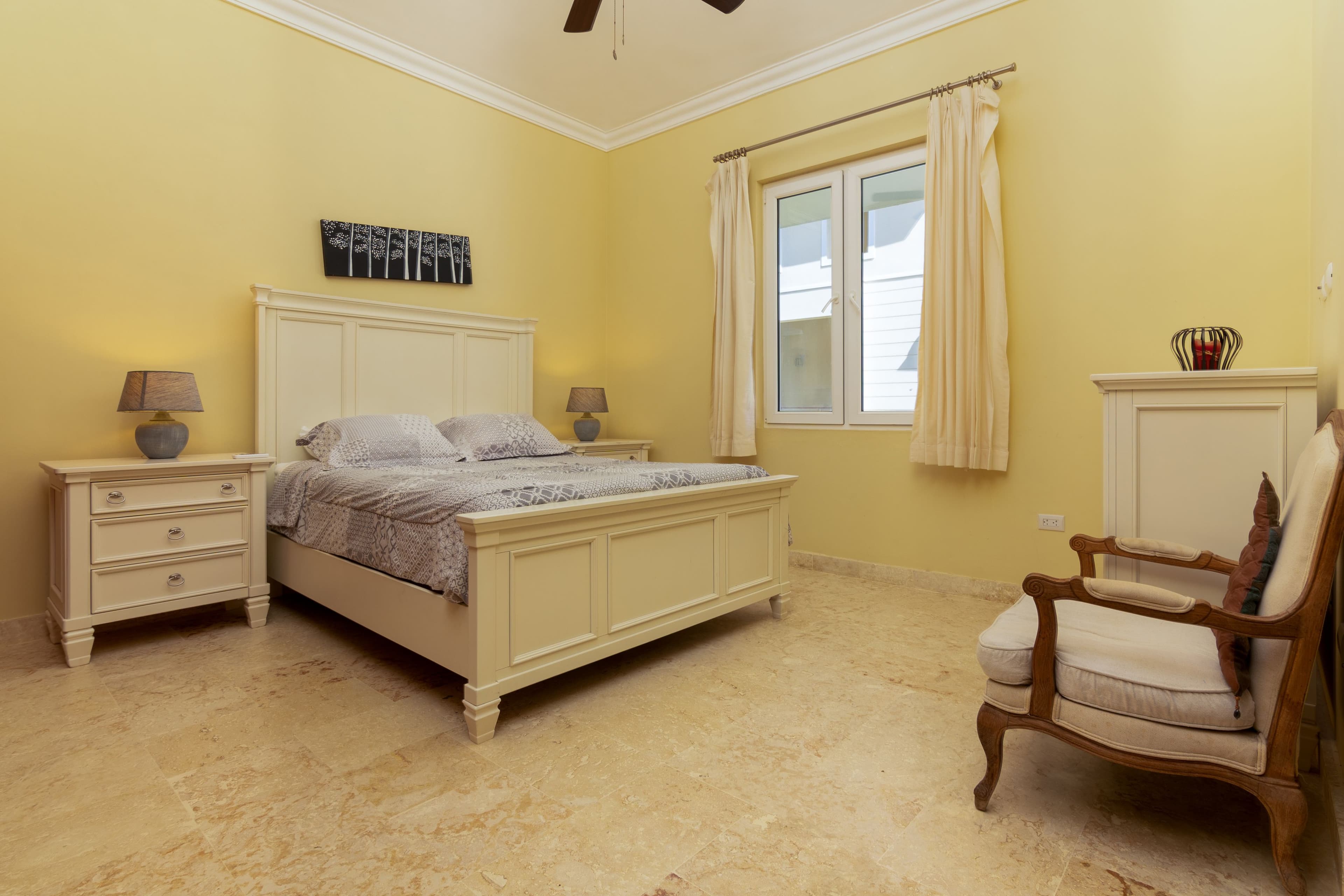 3-Bedroom Beachfront Apartment at Hispaniola Beach, Sosúa — Bedroom