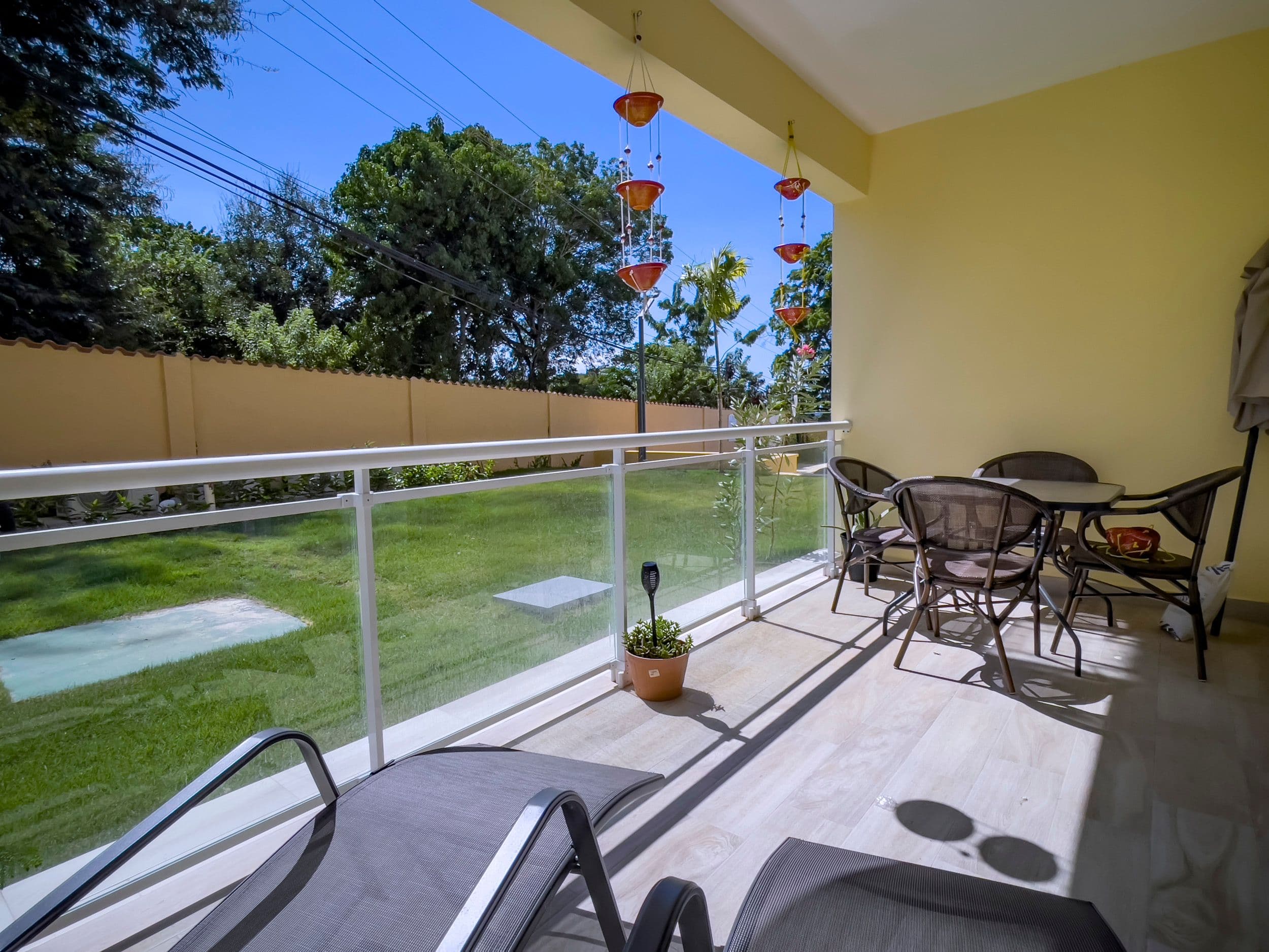 1-Bedroom Furnished Condo near Sosúa Beach in Hill Side Condos — Terrace