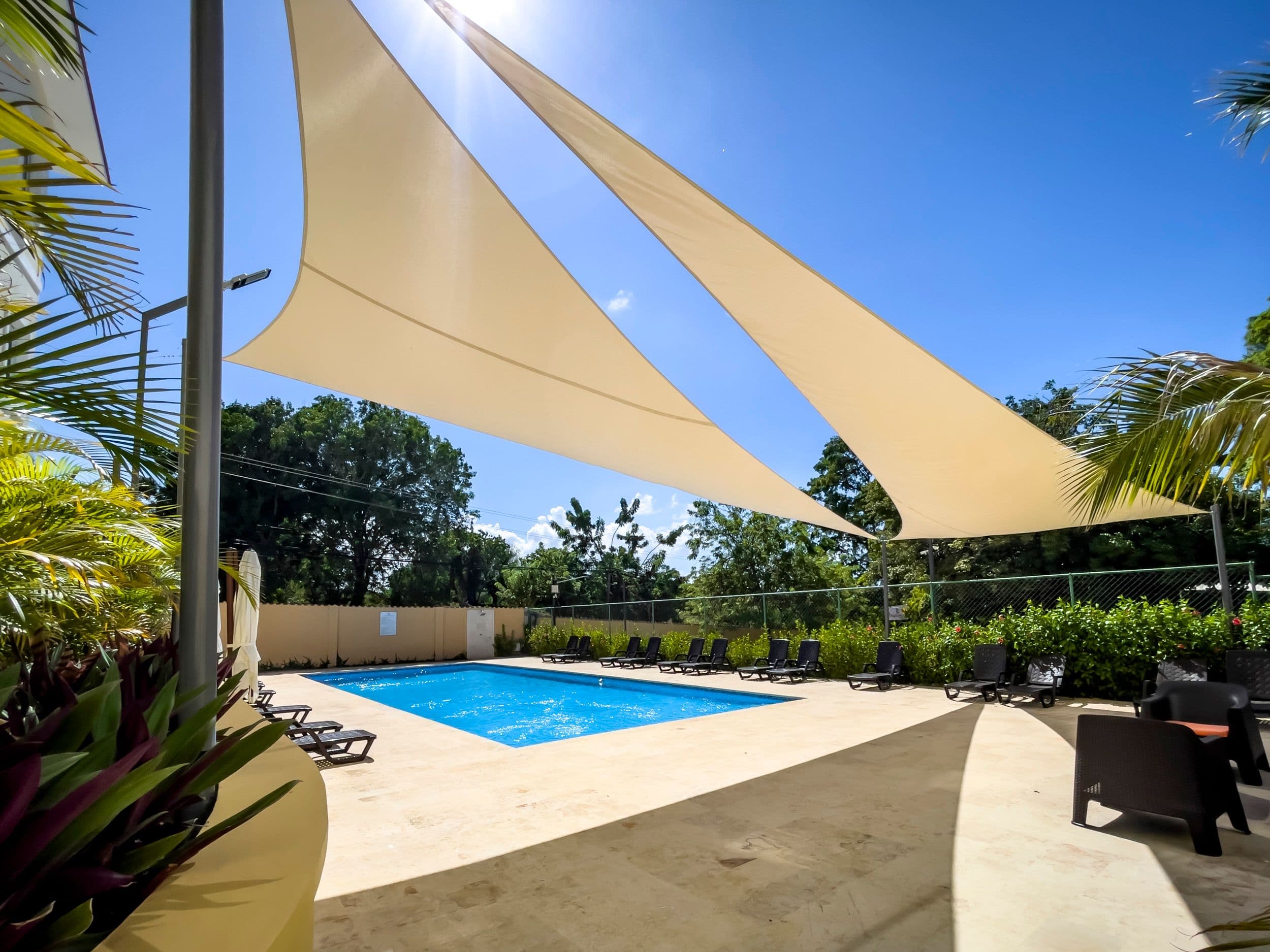 1-Bedroom Furnished Condo near Sosúa Beach in Hill Side Condos — Pool