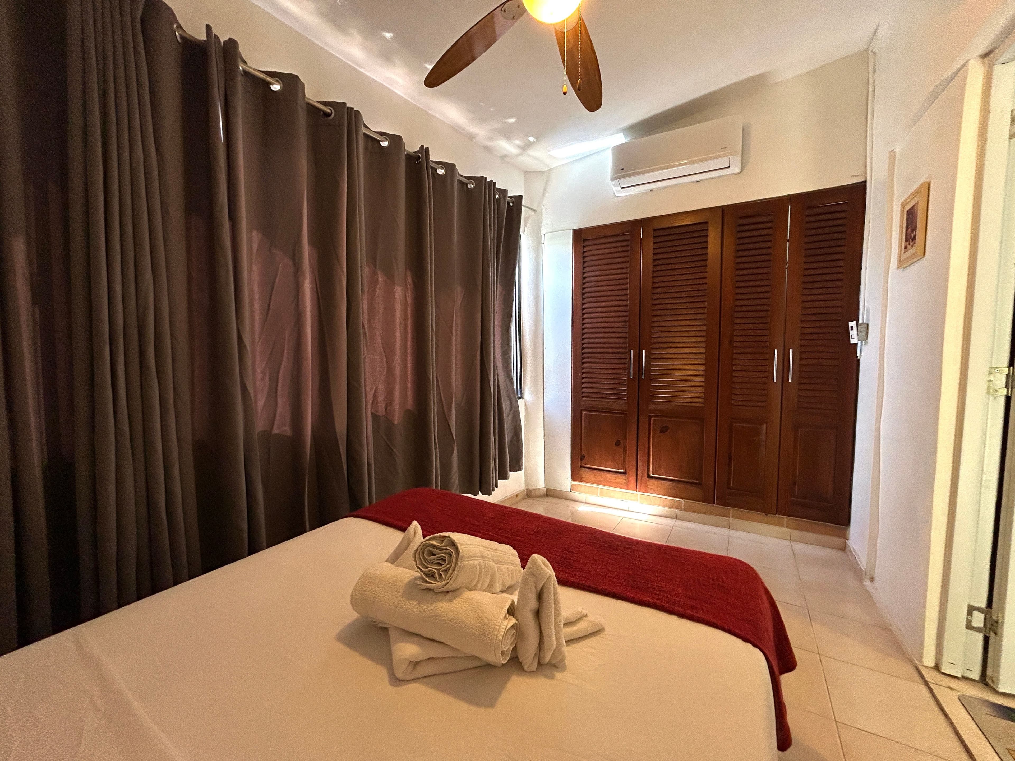 Furnished Double Studio with Owner Financing in Central Sosúa — Schlafzimmer