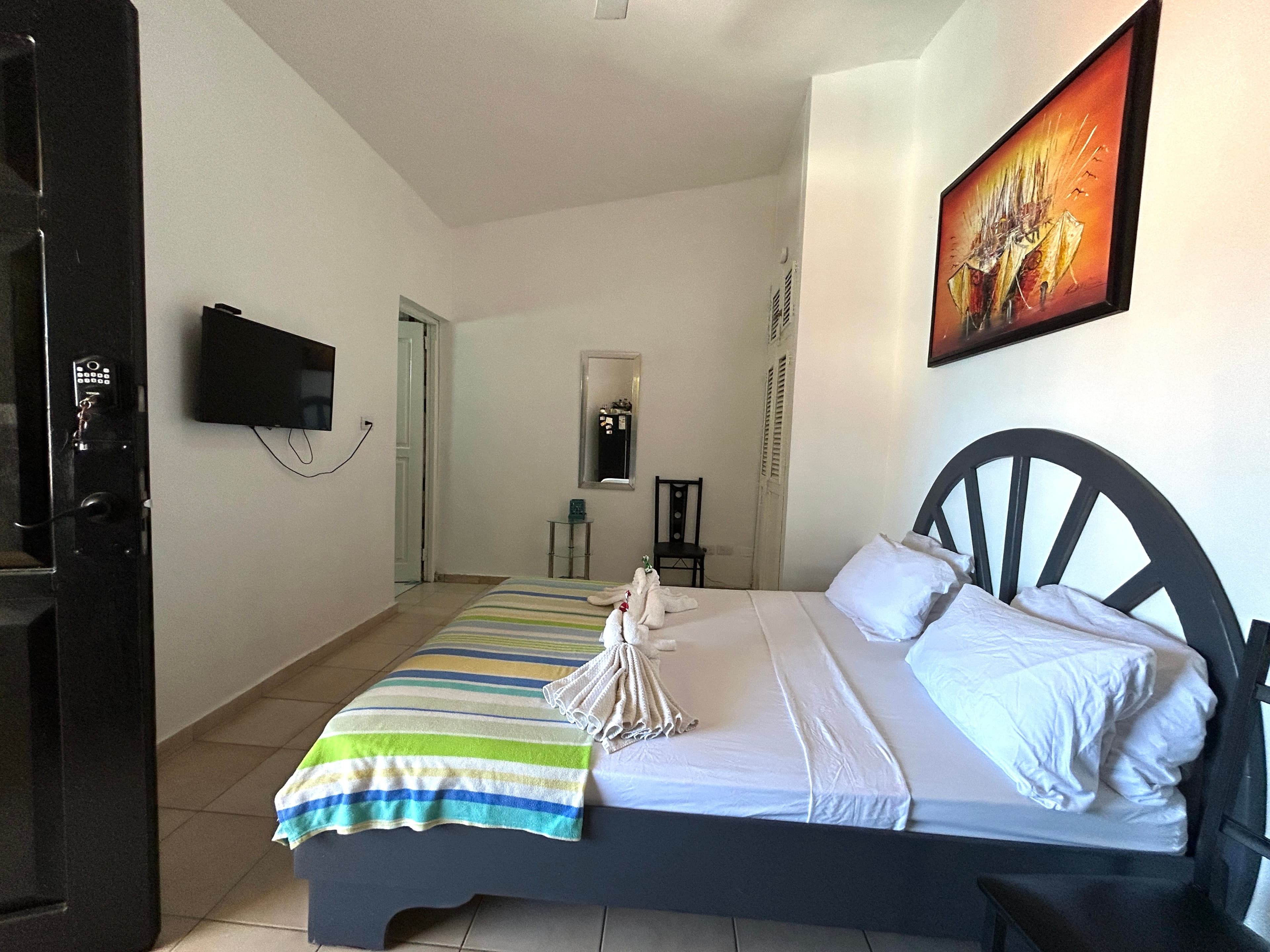 Furnished Double Studio with Owner Financing in Central Sosúa — Schlafzimmer