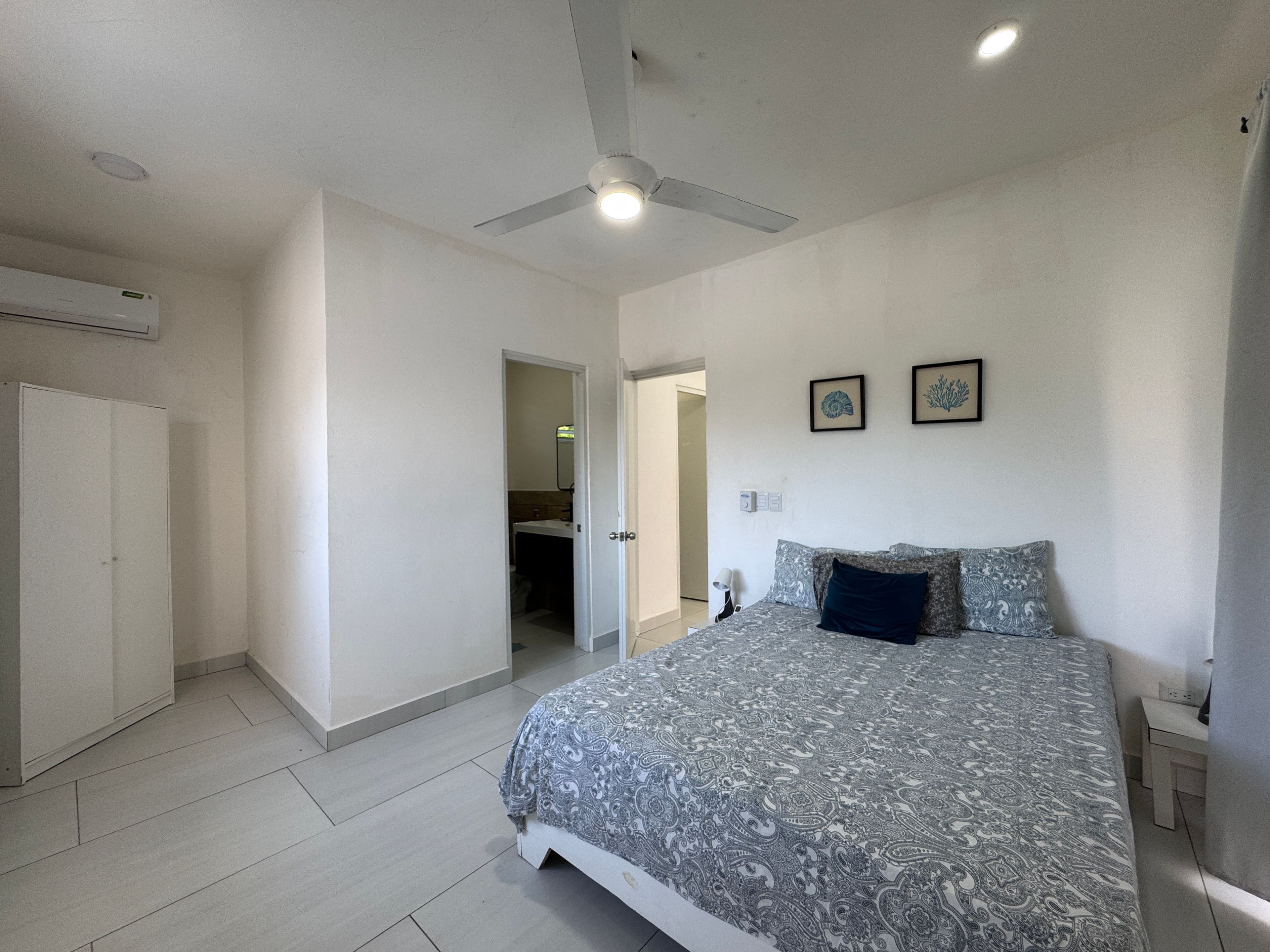 Stadthaus mit 3 Schlafzimmern und privatem Pool im Zentrum von Sosúa — Schlafzimmer