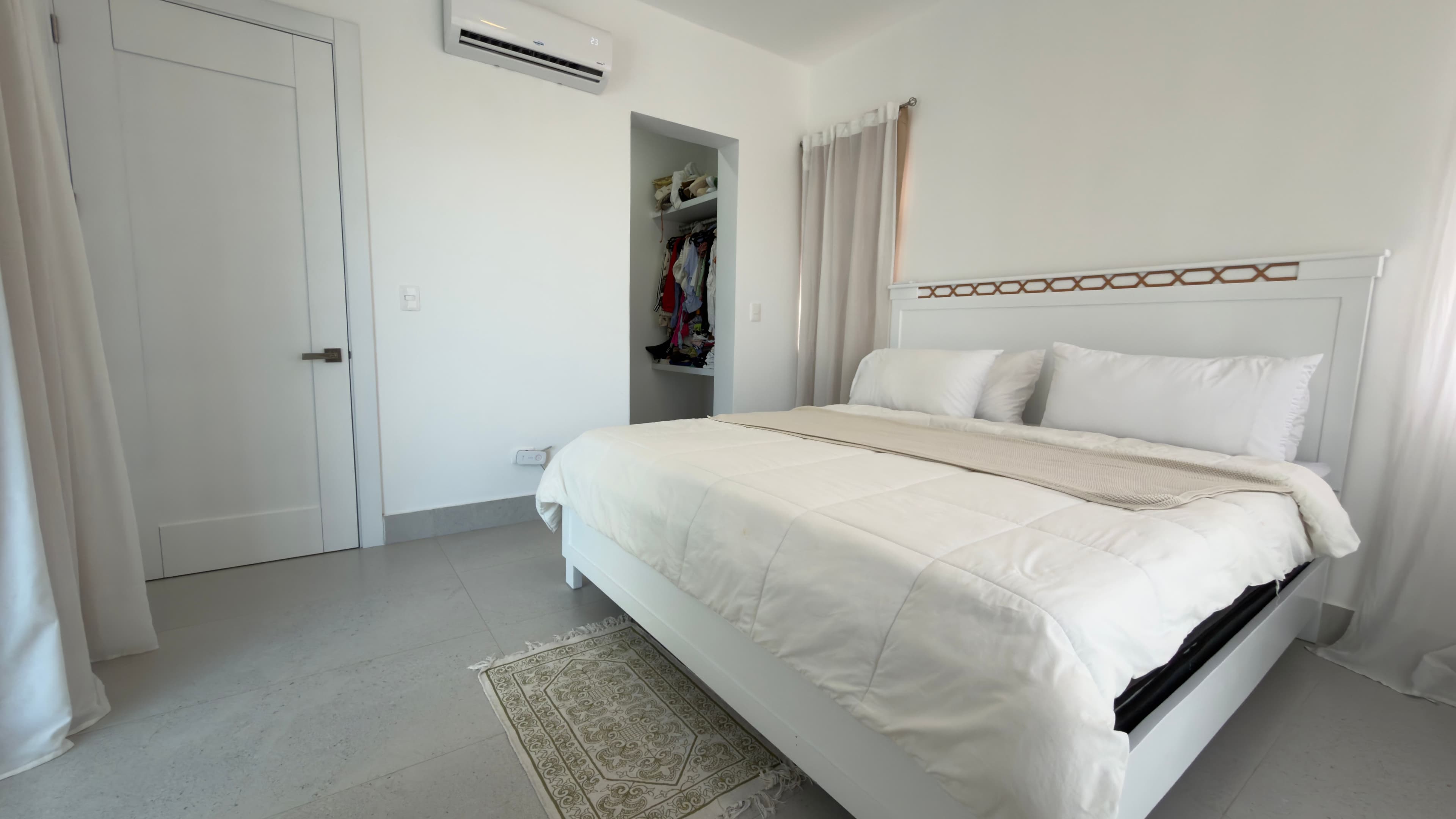 3-Bedroom Furnished Villa with Private Pool in Sosúa Ocean Village — Bedroom