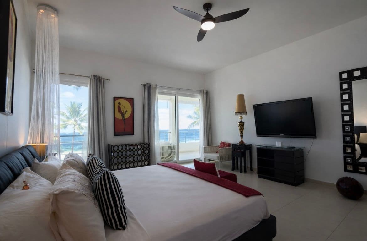 Strandwohnung mit 3 Schlafzimmern im Infiniti Blu, Sosúa — Schlafzimmer