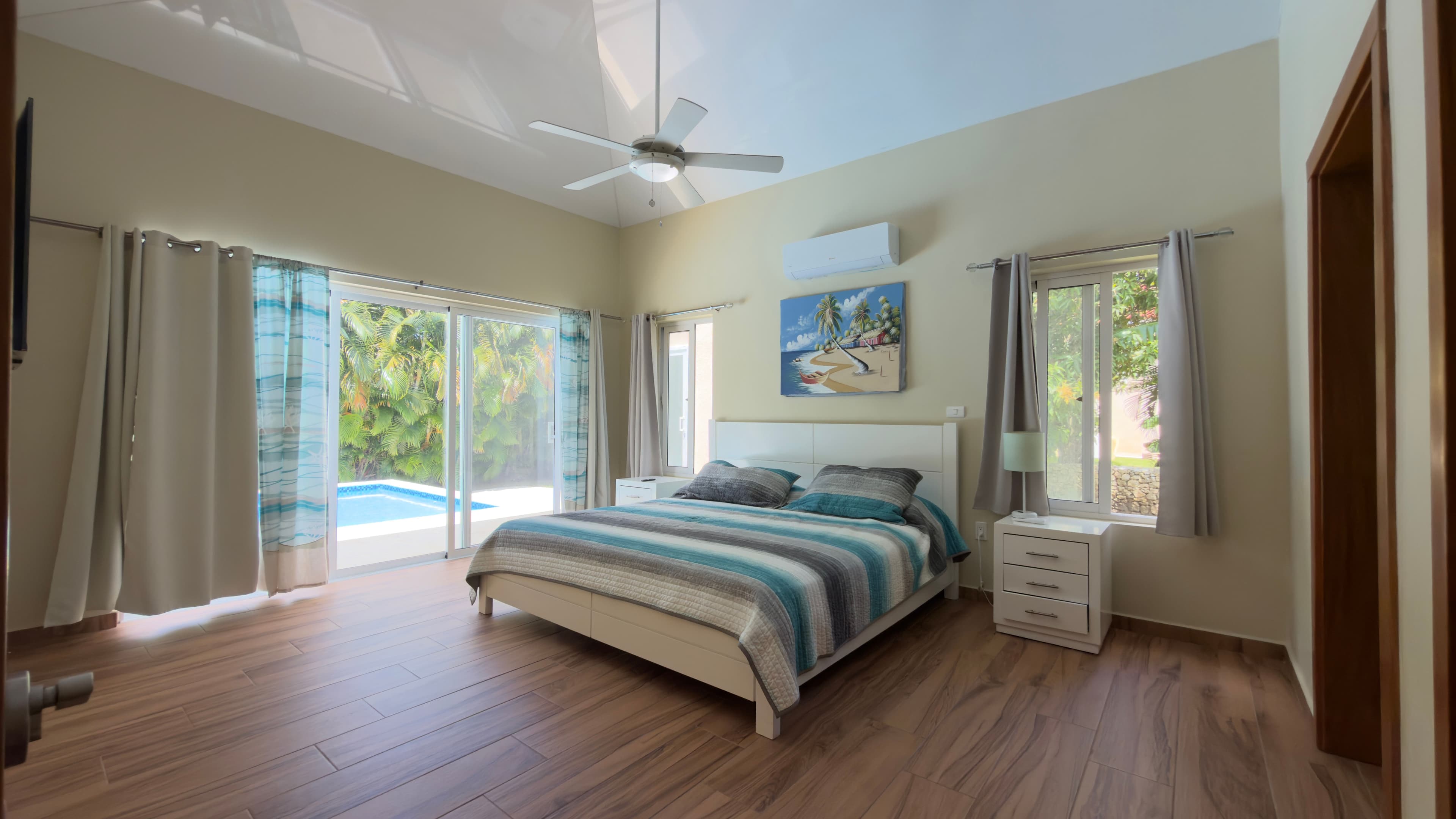 Schlüsselfertige Villa mit 3 Schlafzimmern und privatem Pool in Sosúa Ocean Village — Schlafzimmer