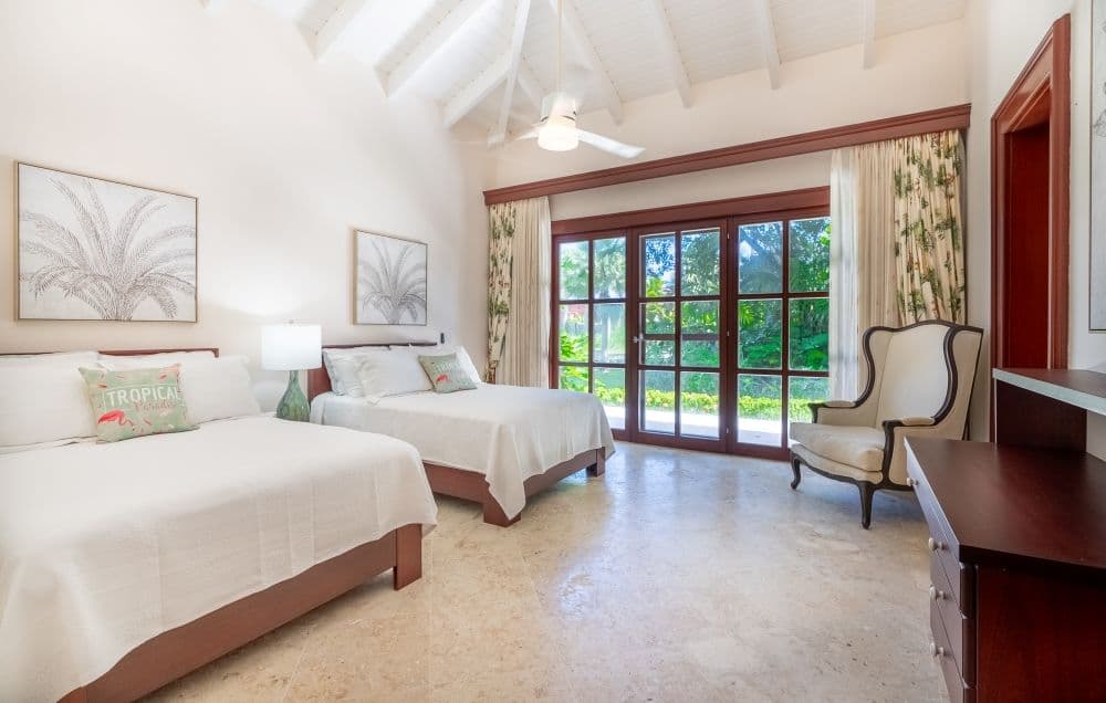Villa mit 7 Schlafzimmern und Salzwasserpool in Sea Horse Ranch, Cabarete — Schlafzimmer