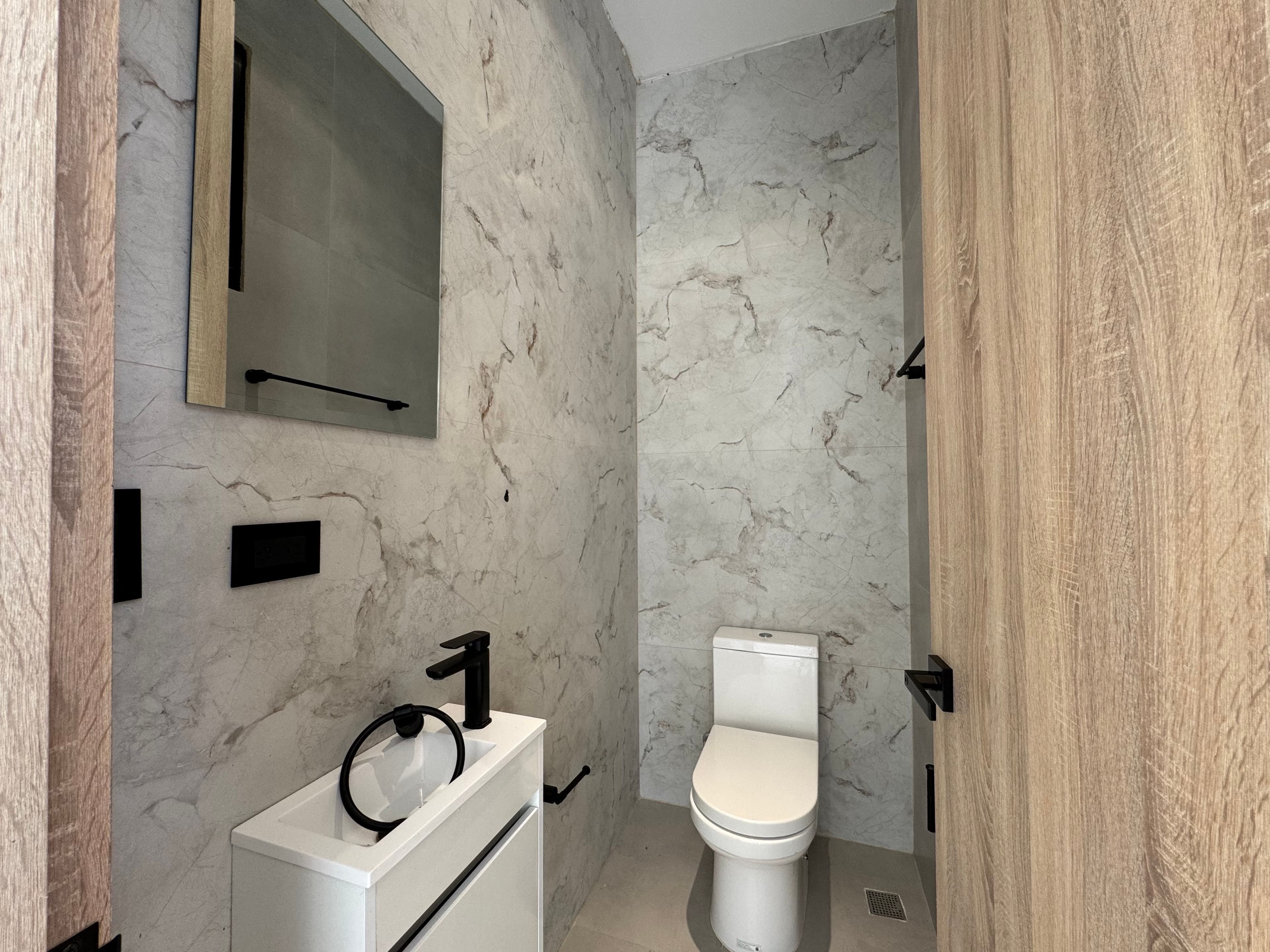 Вілла з 4 спальнями на завершальному етапі в Sosúa Ocean Village — Guest toilet