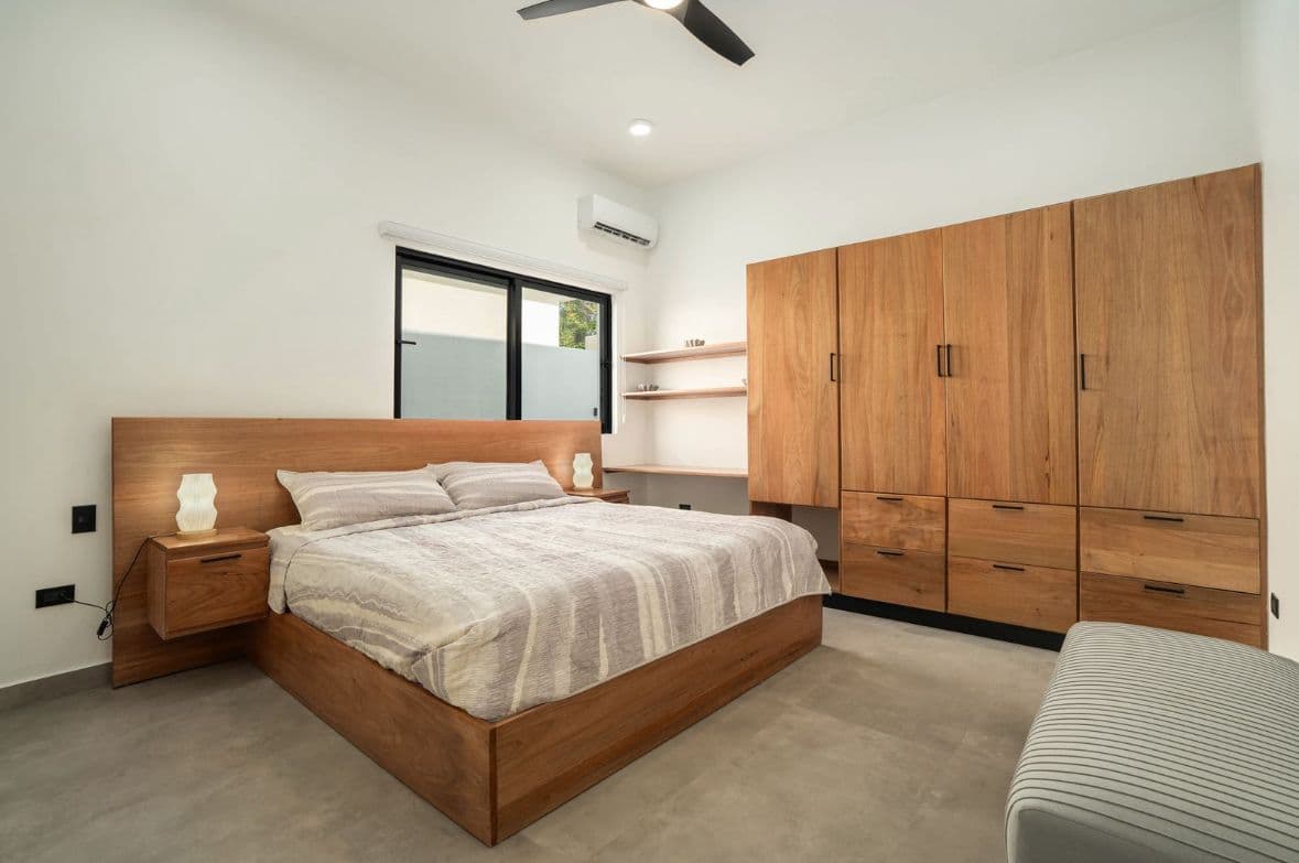 3-Bedroom Custom Villa with Private Pool at Kite Beach, Cabarete — Bedroom