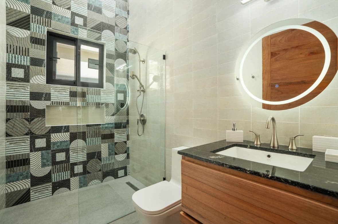 3-Bedroom Custom Villa with Private Pool at Kite Beach, Cabarete — Bathroom