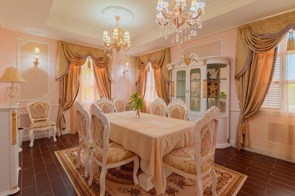 فيلا من 3 غرف نوم مع مسبح خاص في Sea Horse Ranch، Cabarete — Dining room