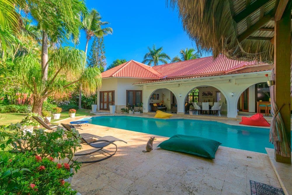 فيلا من 4 غرف نوم مع مسبح خاص في Sea Horse Ranch، Cabarete، الصورة 10
