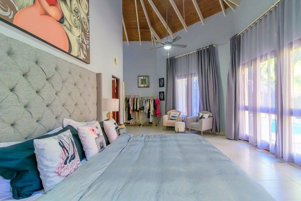 فيلا من 4 غرف نوم مع مسبح خاص في Sea Horse Ranch، Cabarete، الصورة 16