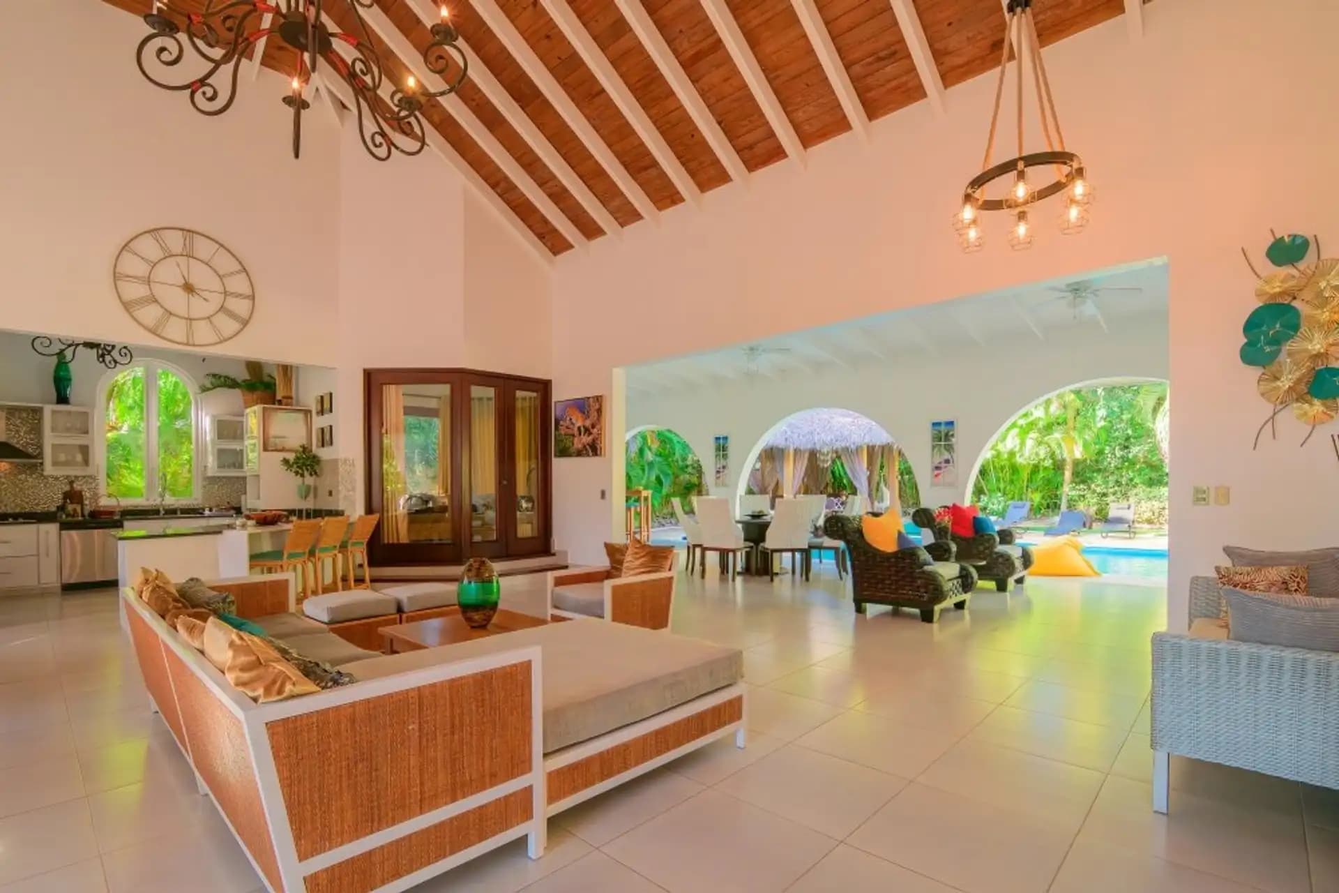 فيلا من 4 غرف نوم مع مسبح خاص في Sea Horse Ranch، Cabarete، الصورة 2