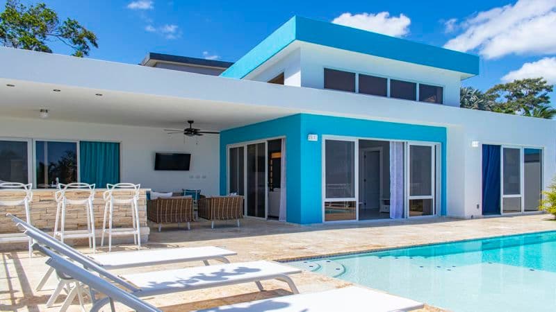 2-Bedroom New Villa with Pool and Outdoor Bar in Casa Linda, Sosúa
