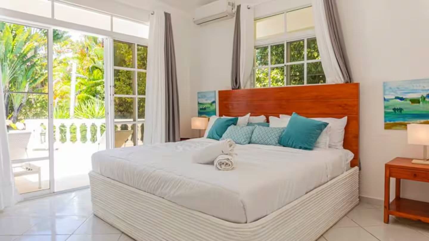 فيلا من 3 غرف نوم مع جناح ضيوف خاص في Casa Linda، Sosúa — Bedroom