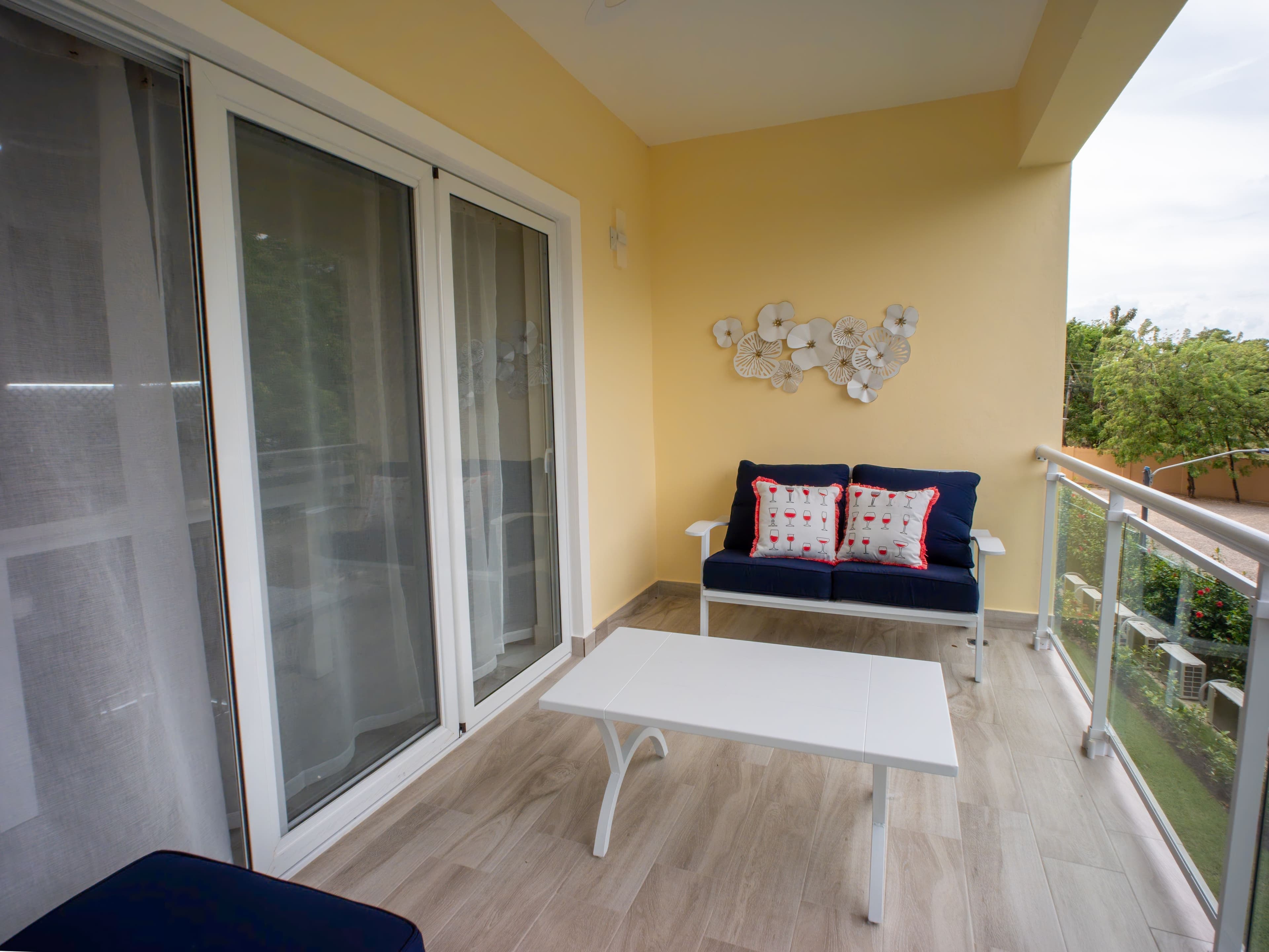 شقة من 3 غرف نوم بتشطيبات مطوّرة في Sosúa — Balcony