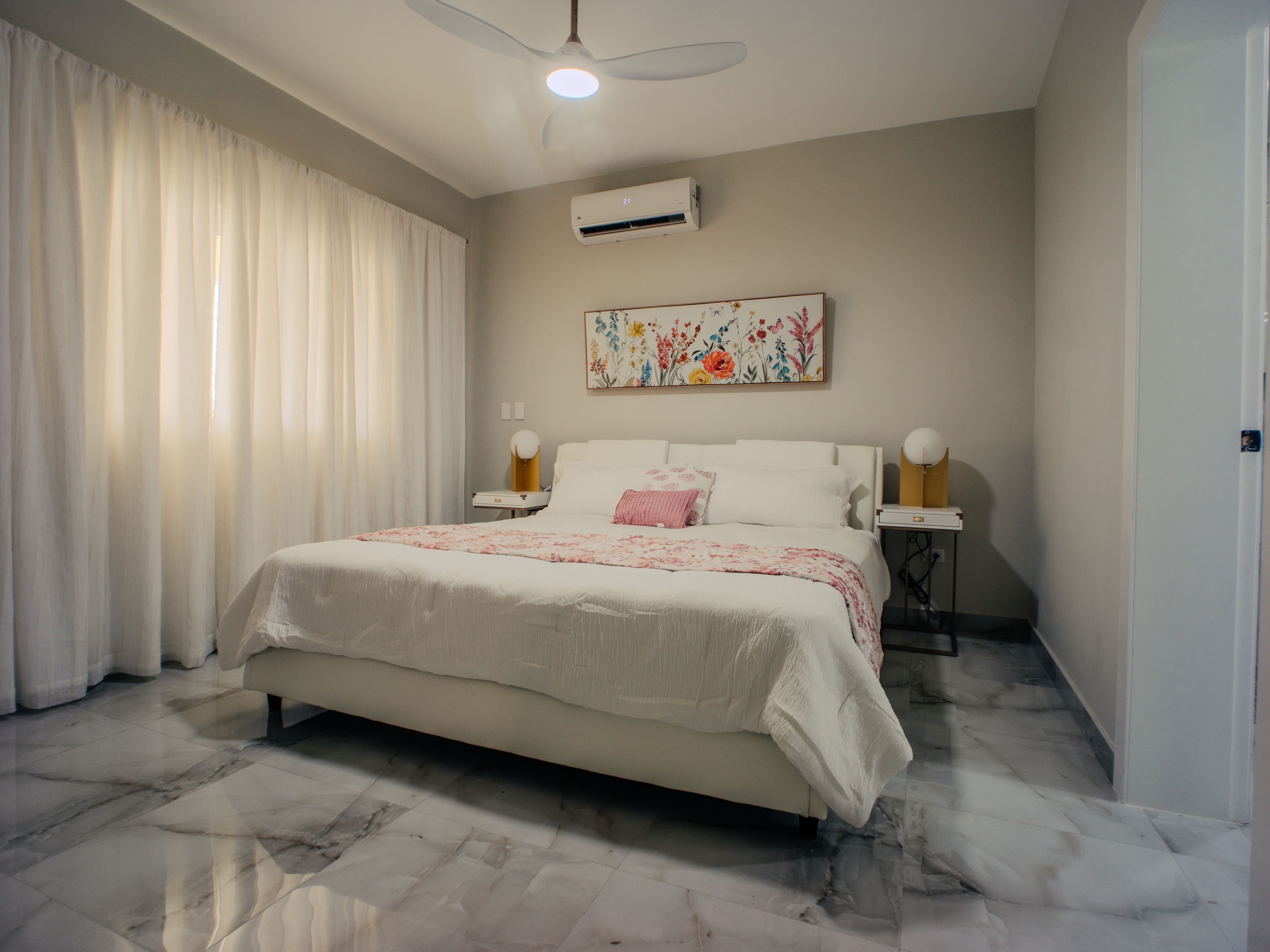 شقة من 3 غرف نوم بتشطيبات مطوّرة في Sosúa — Bedroom