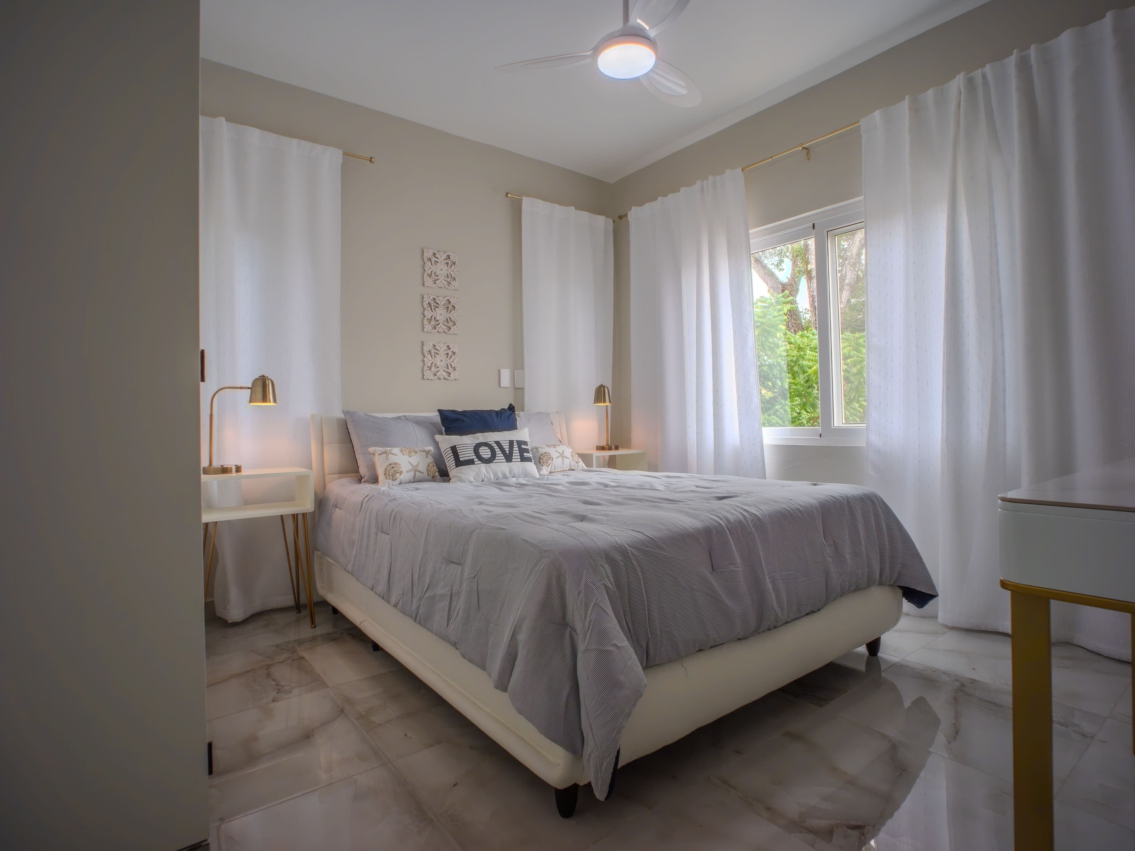 شقة من 3 غرف نوم بتشطيبات مطوّرة في Sosúa — Bedroom