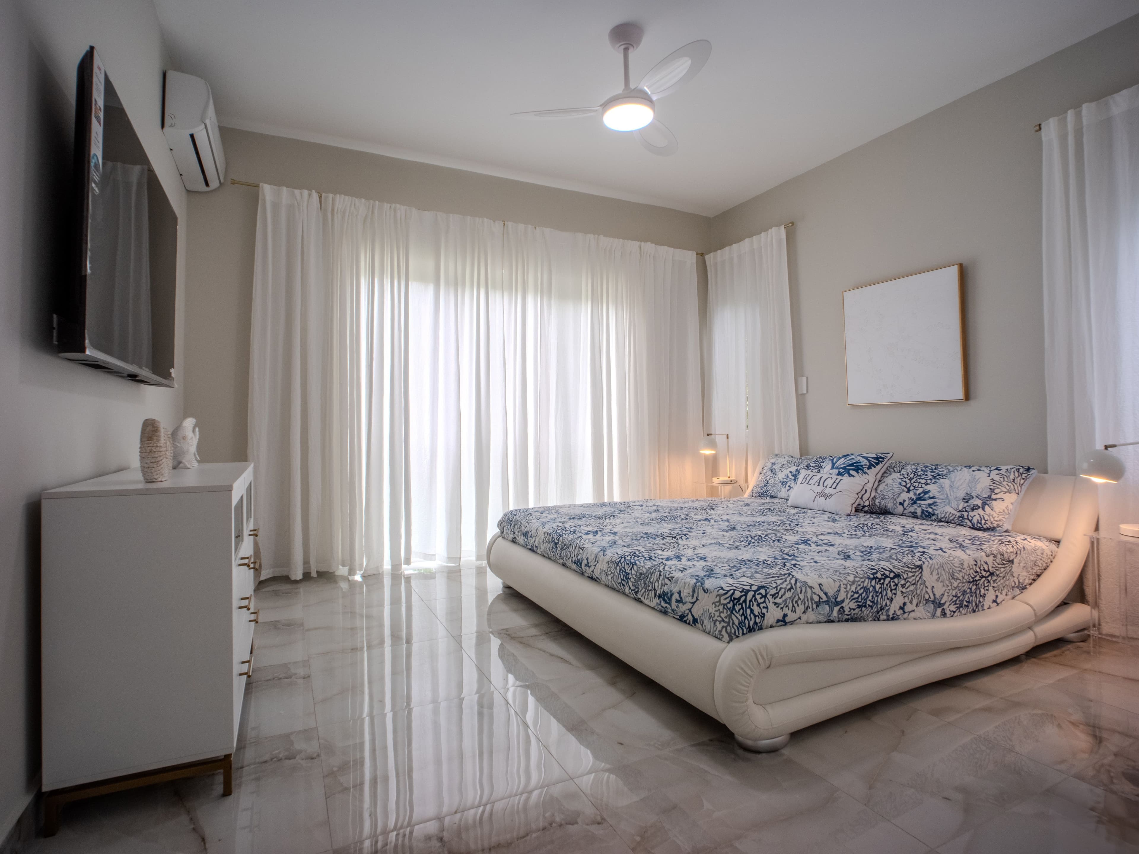 شقة من 3 غرف نوم بتشطيبات مطوّرة في Sosúa — Bedroom