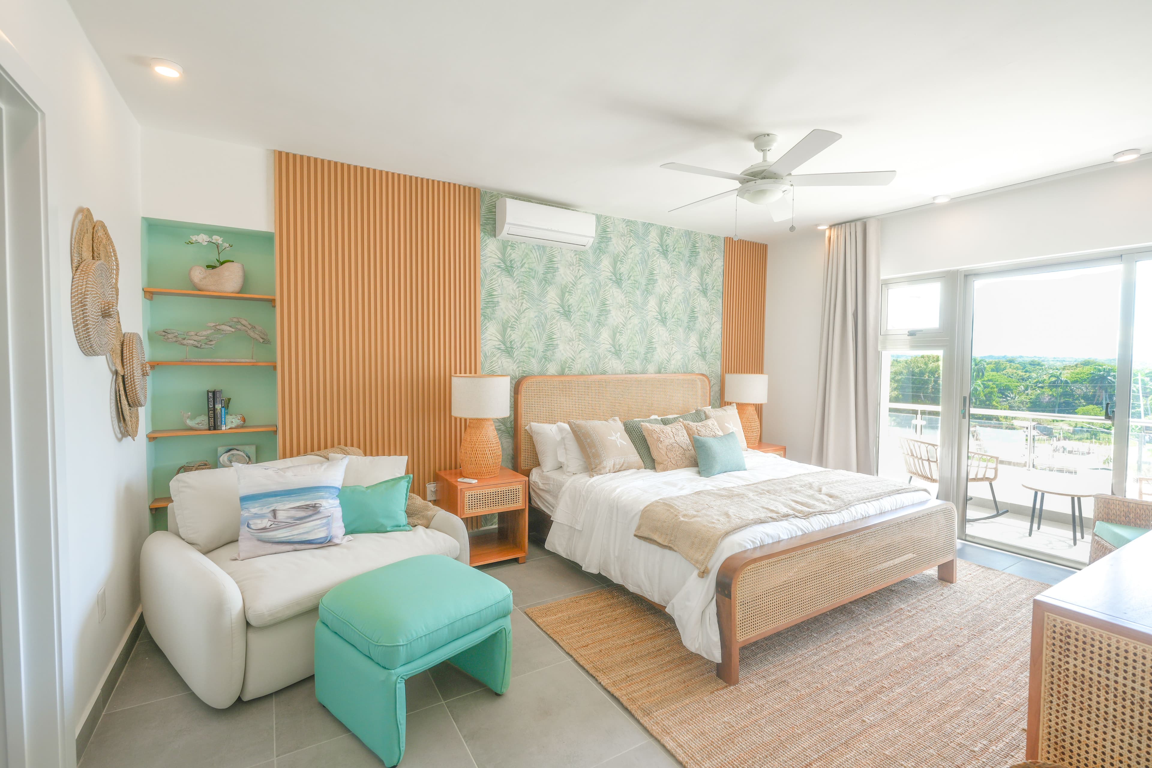 3-Bedroom Condo with Resort Amenities near Encuentro Beach, Cabarete — Bedroom