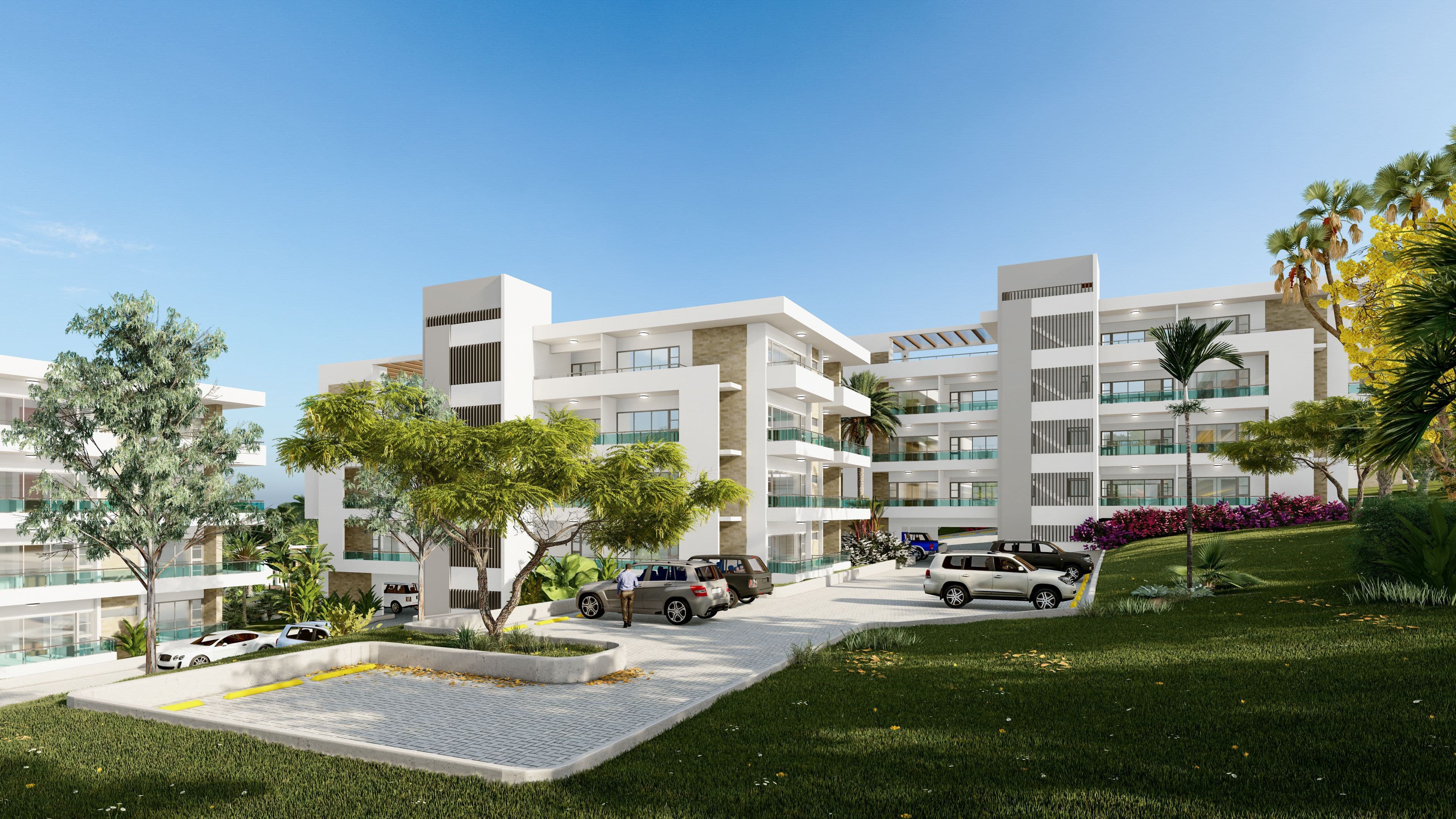 2-Bedroom Condo with Private Terrace near Cabarete Beaches — Exterior