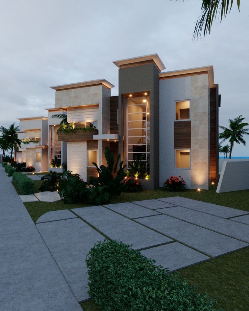 Villa mit 3 Schlafzimmern, Pool und Meerblick nahe Kite Beach in Cabarete — Außenansicht