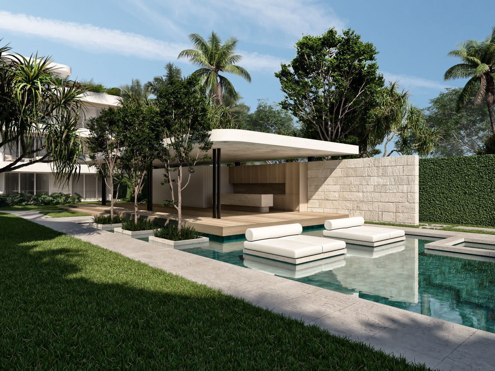 1-Bedroom Apartment with Balcony near Kite Beach, Cabarete — Pool