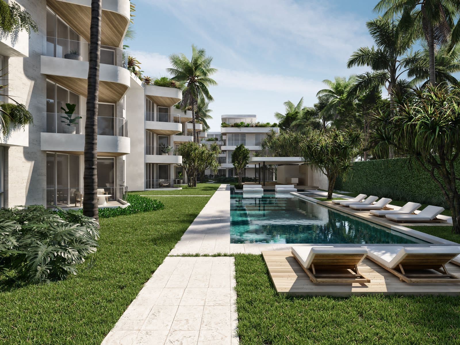 1-Bedroom Apartment with Balcony near Kite Beach, Cabarete — Pool