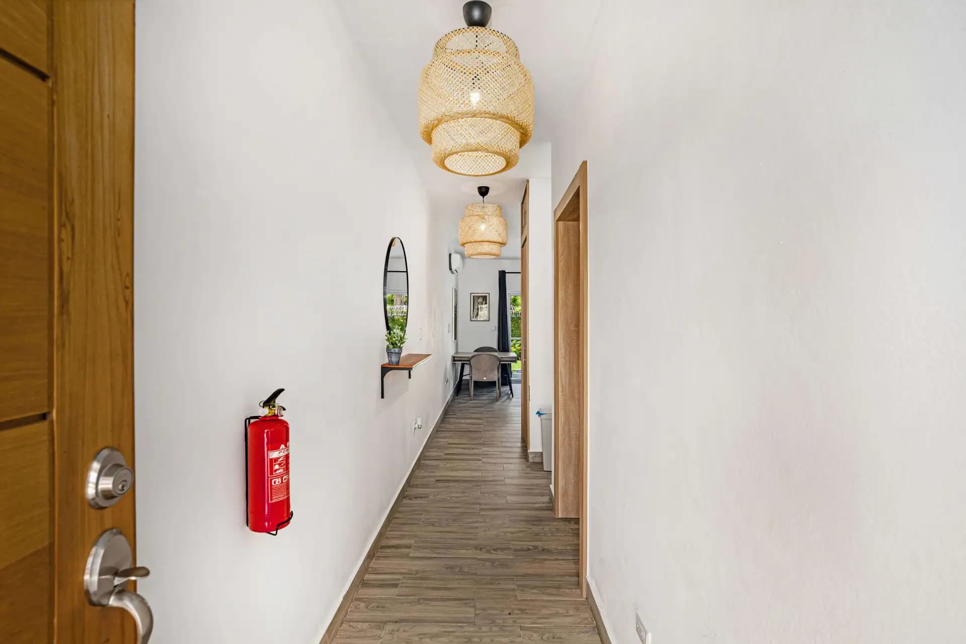 1-Bedroom Furnished Condo in Hispaniola Residencial, Sosúa — Hallway