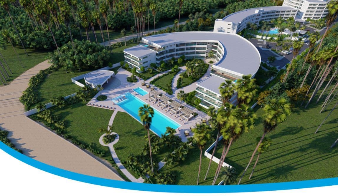 Квартира с 2 спальнями на первой линии у пляжа Encuentro, Cabarete — Building