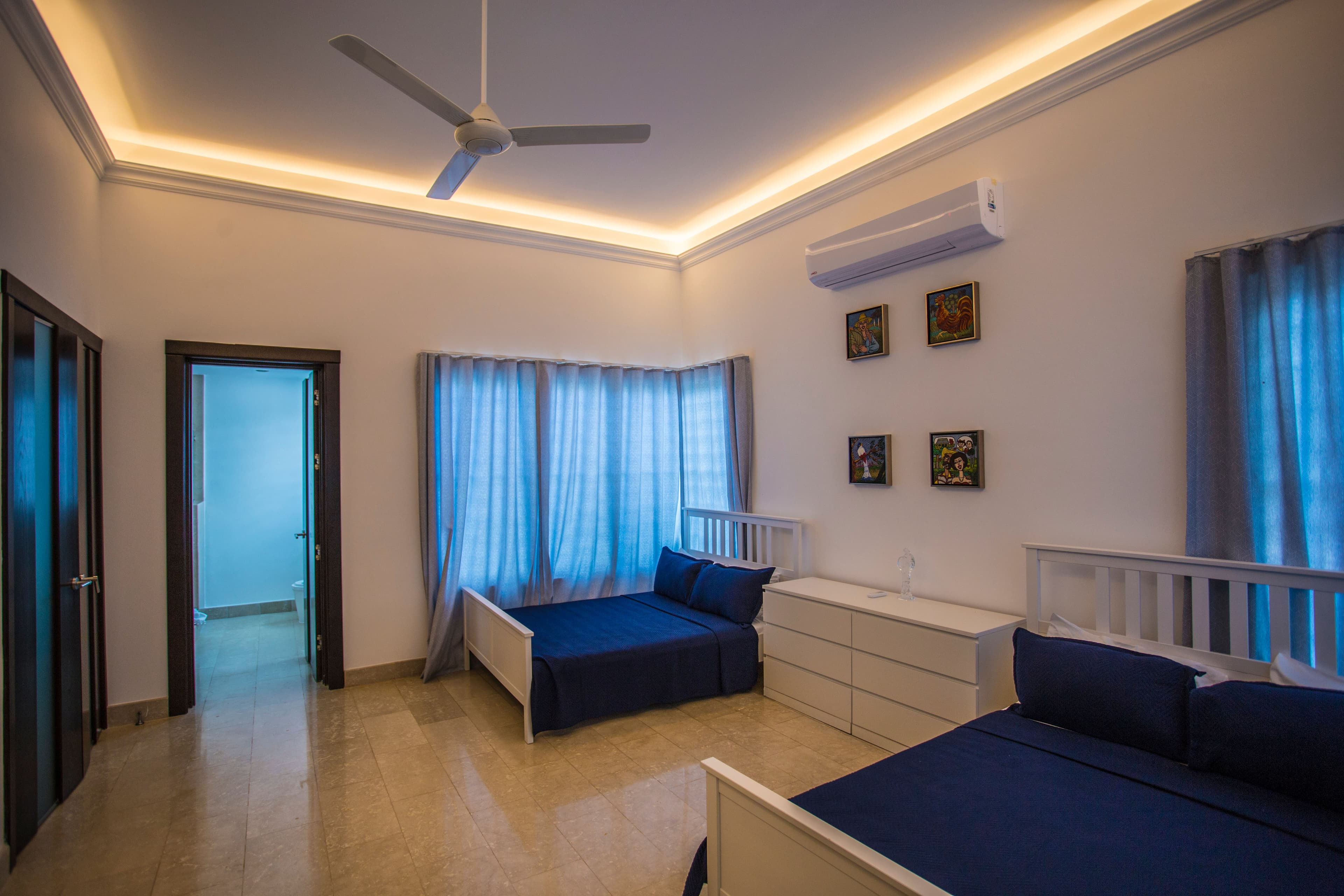 6-Bedroom Oceanfront Estate with Private Beach Access in Sosúa — Bedroom