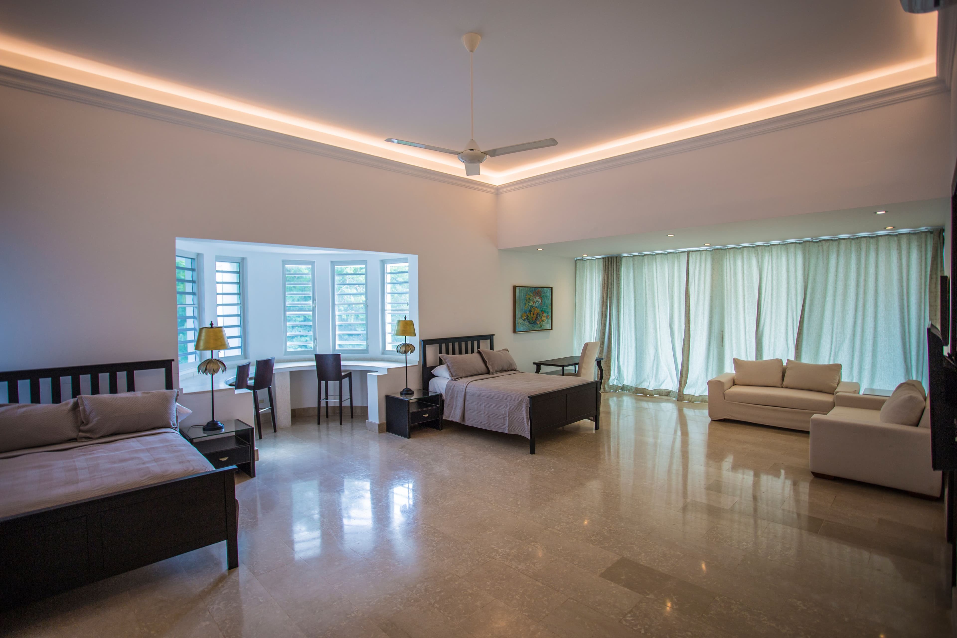 6-Bedroom Oceanfront Estate with Private Beach Access in Sosúa — Bedroom