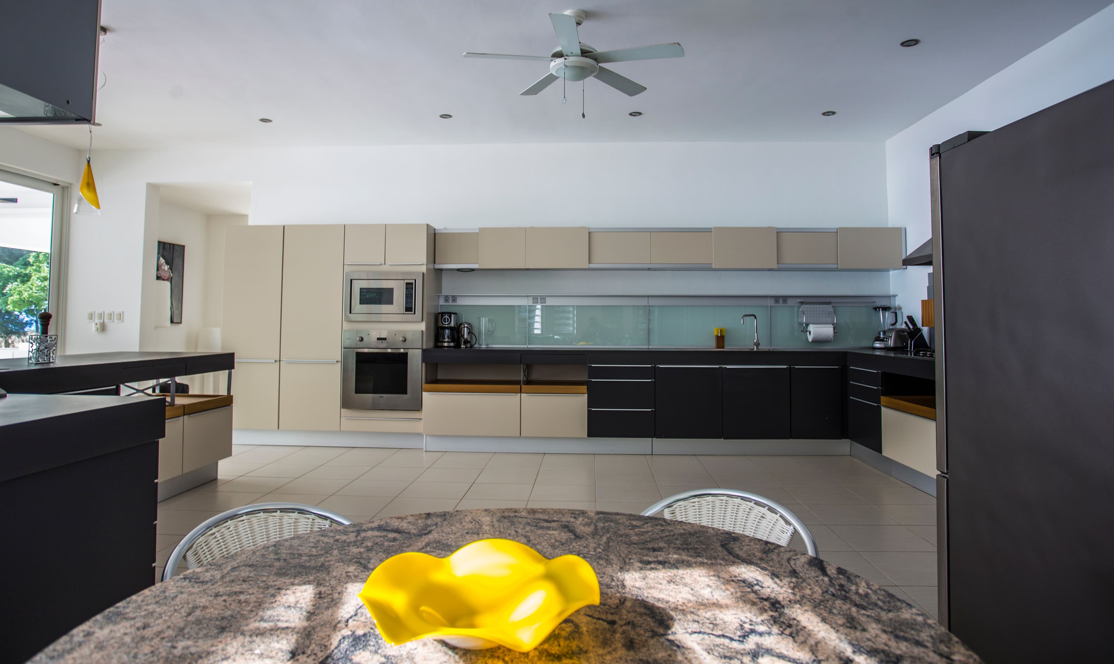 6-Bedroom Oceanfront Estate with Private Beach Access in Sosúa — Kitchen