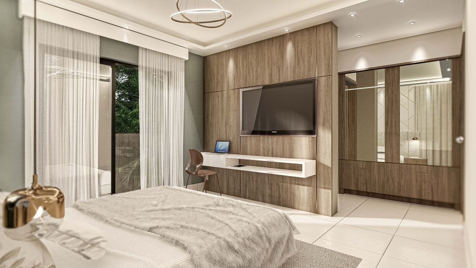 Wohnung mit 2 Schlafzimmern und Gemeinschaftspool zwischen Sosúa und Puerto Plata — Schlafzimmer