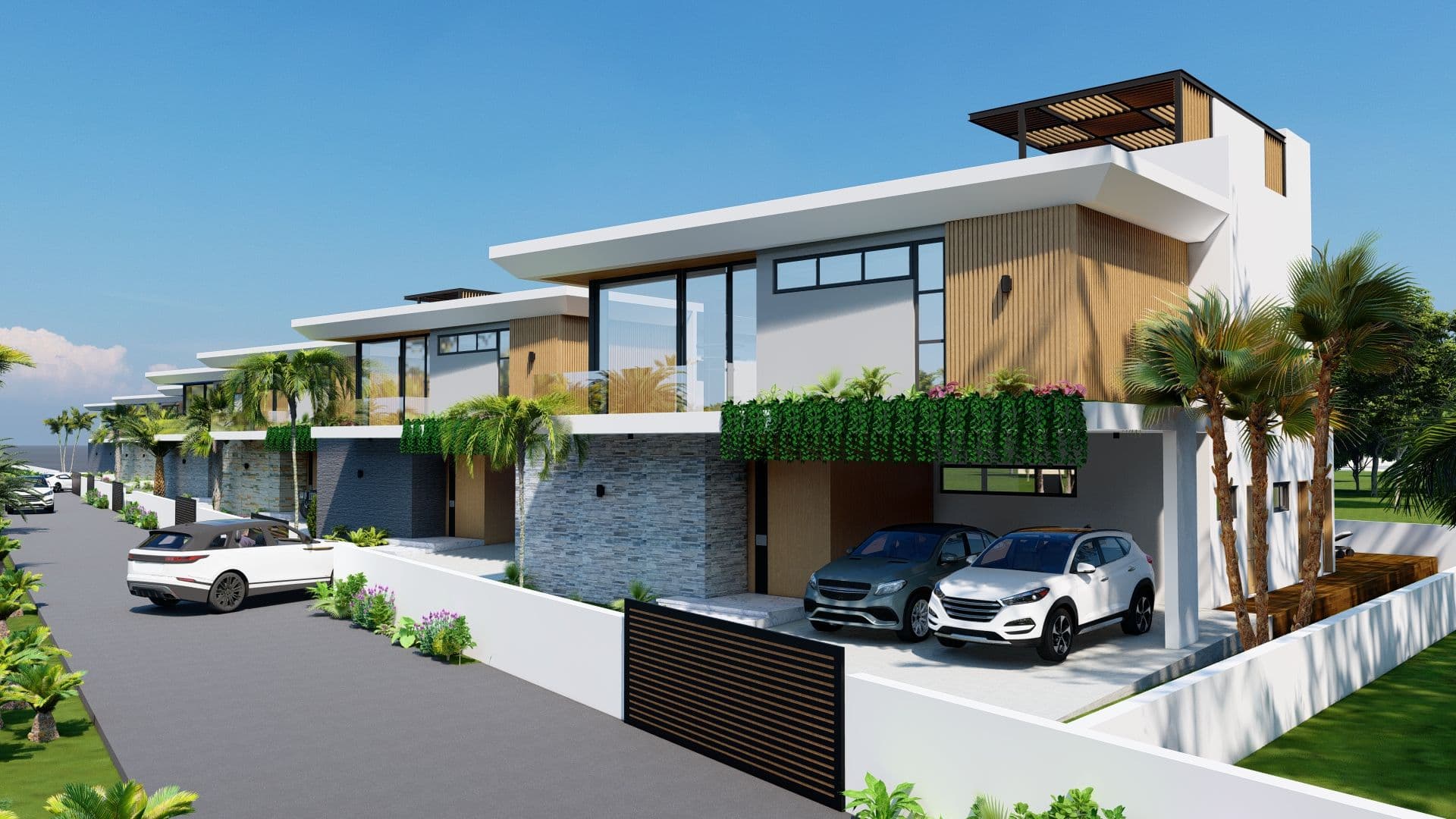 Villa 3 chambres en bord de plage avec vue sur l'océan à Cabarete Est — Exterior